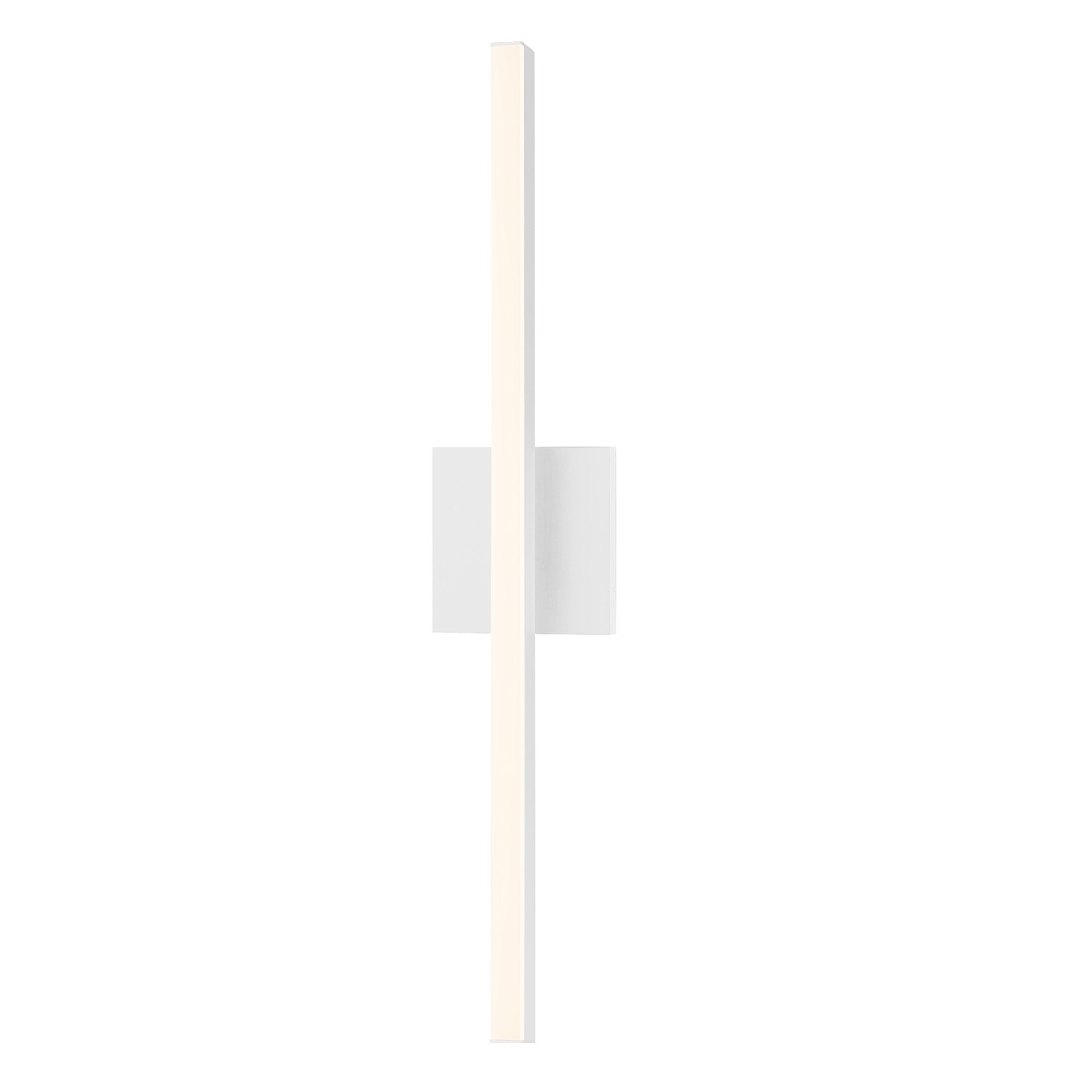 Stix LED 0.75 inch Satin White Vanity Light Wall Light