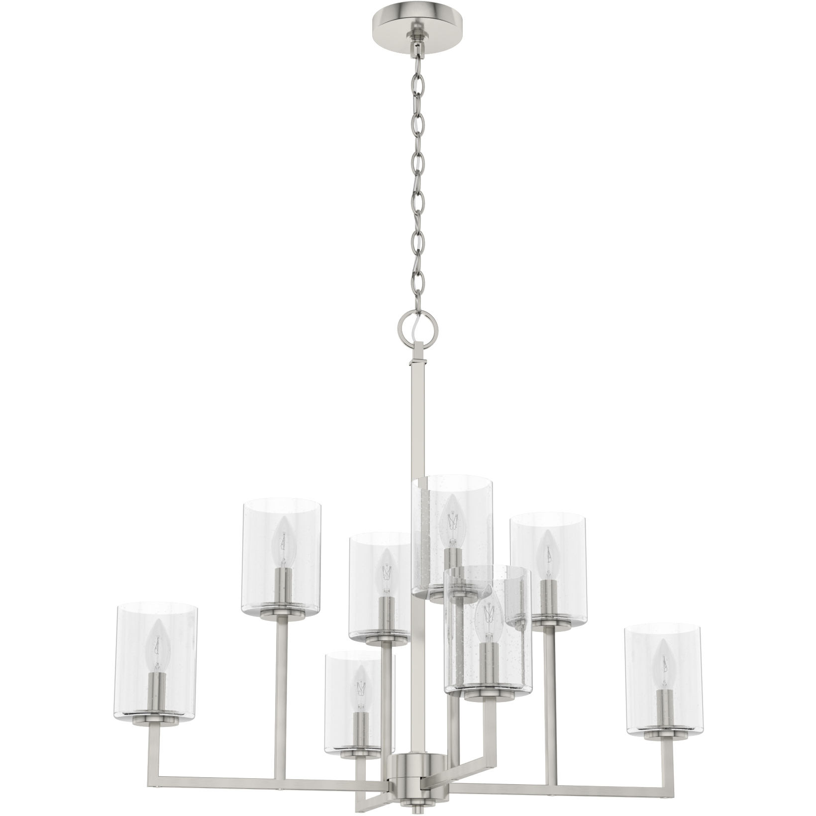 Kerrison 8 Light 30.5 inch Brushed Nickel Chandelier Ceiling Light