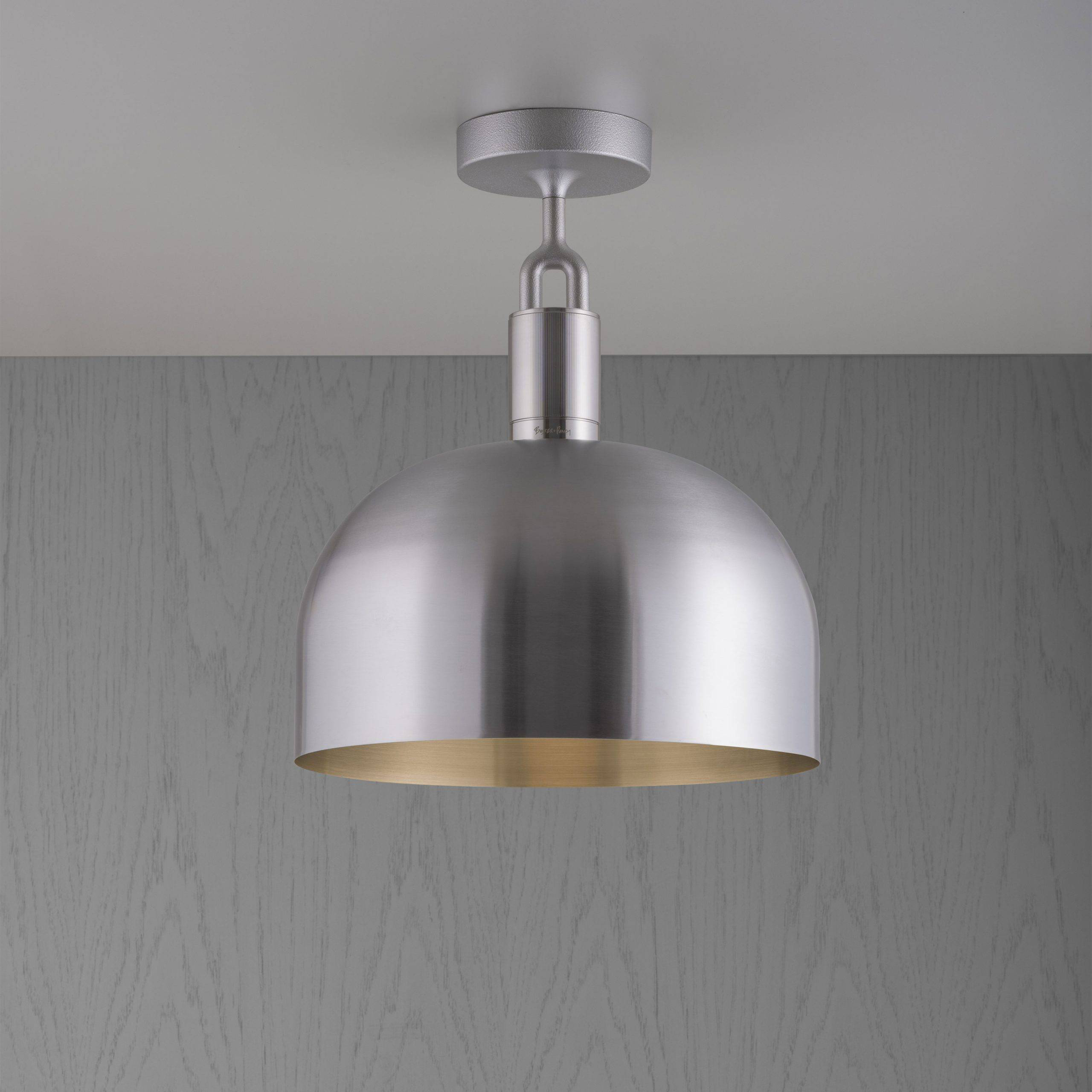 Forked LED 13.39 inch Steel Flush Mount Ceiling Light