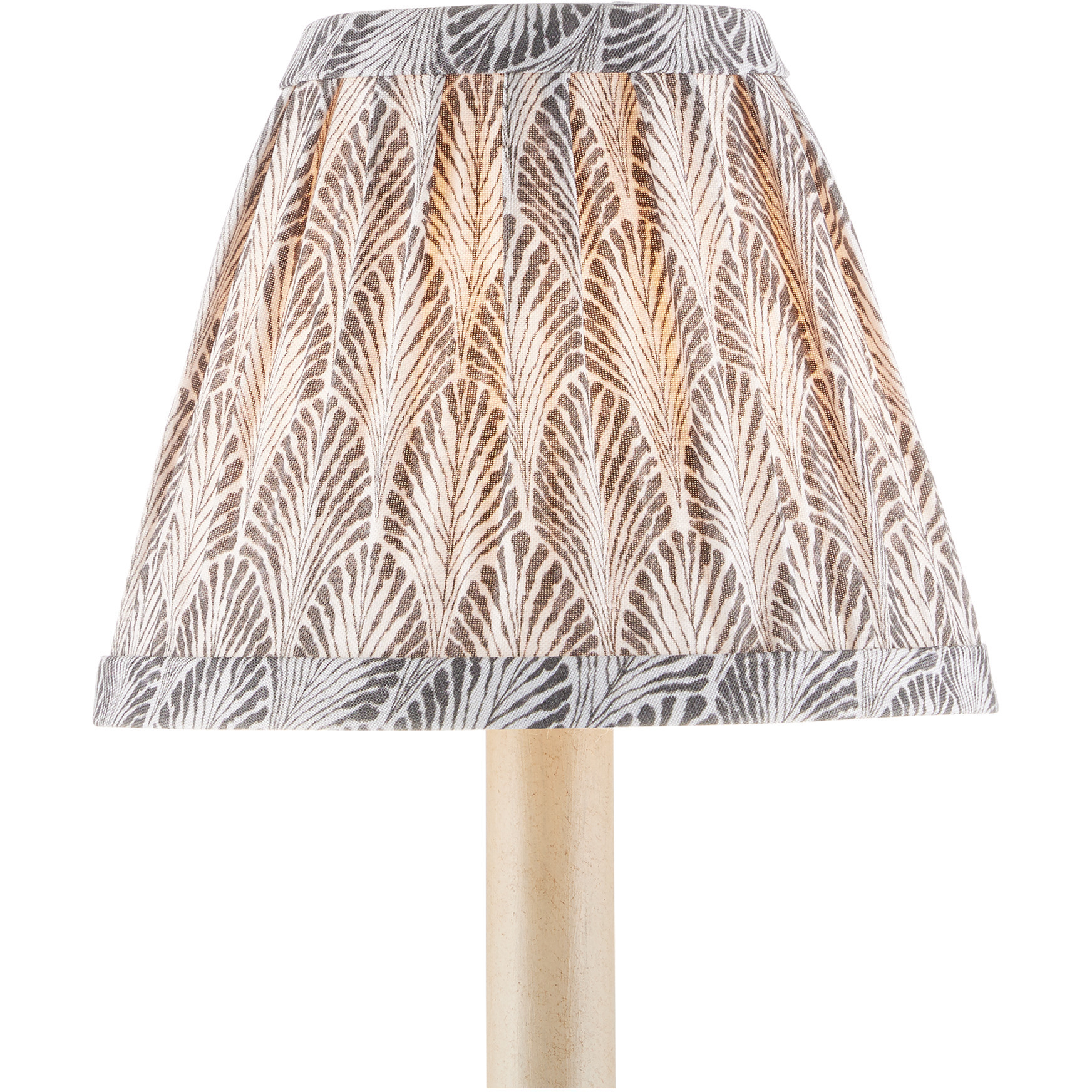 Plume Stone and Ivory 6 inch Tapered Chandelier Shade