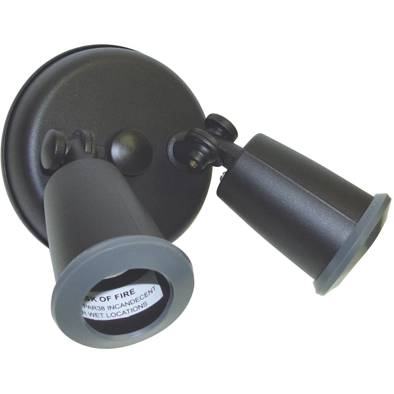 Brentwood 2 Light 9 inch Bronze Outdoor Flood Light