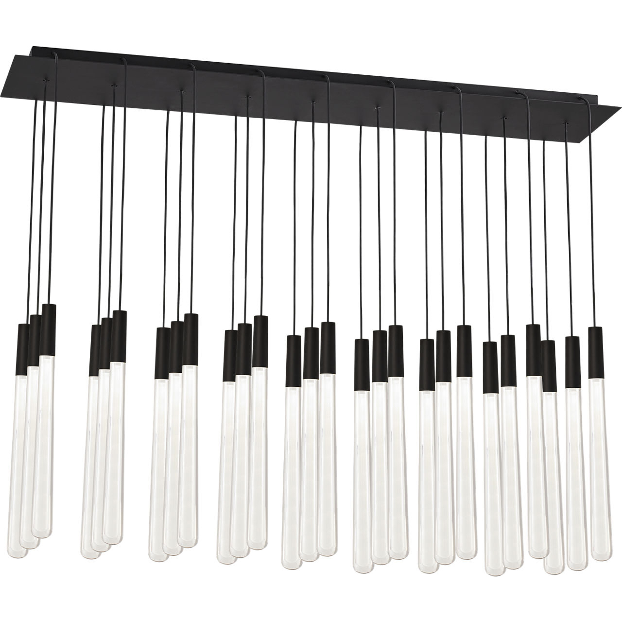 Sean Lavin Pylon LED 11.2 inch Nightshade Black Chandelier Ceiling Light in 120V