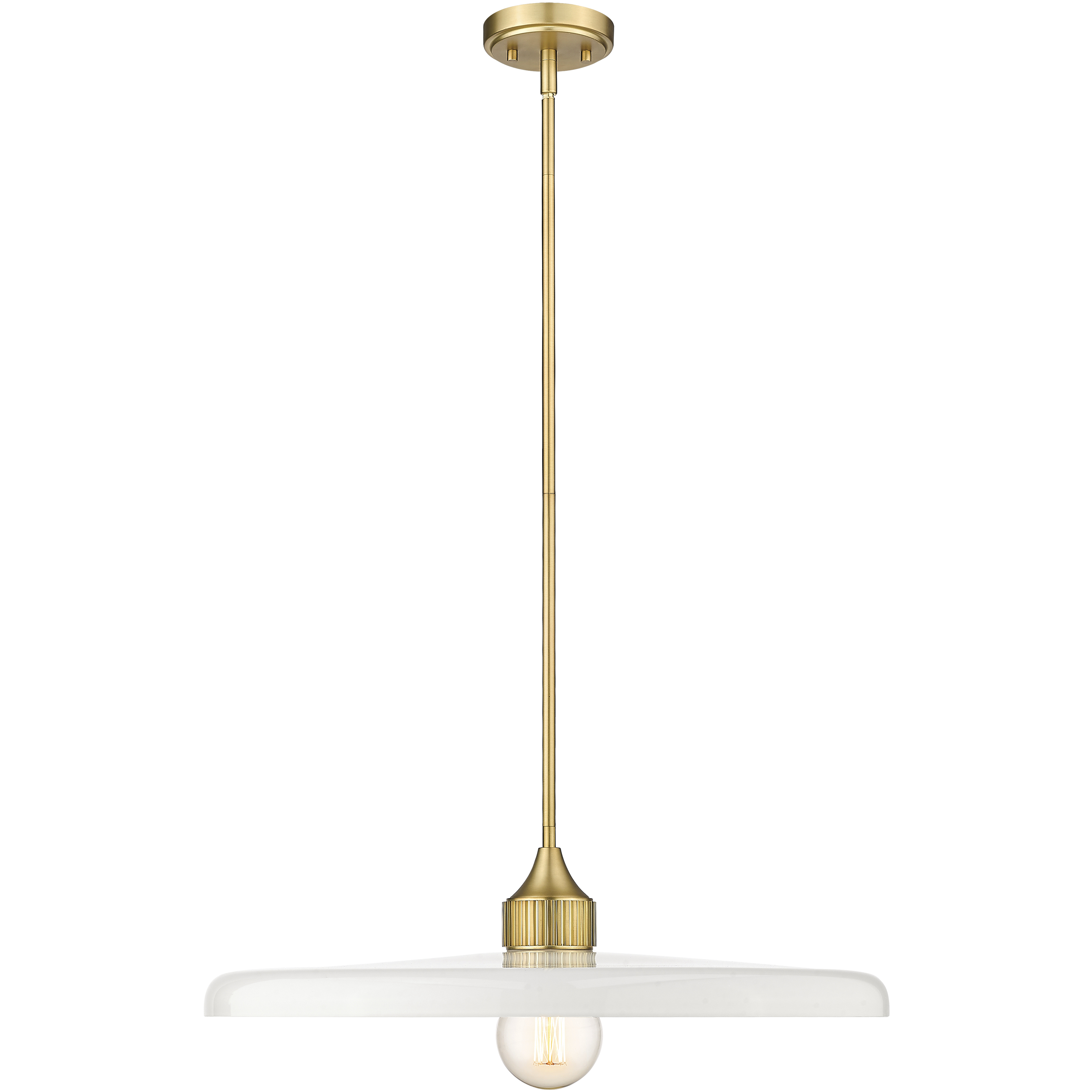 Paloma 1 Light 24 inch Olde Brass Pendant Ceiling Light in Oil Rubbed Bronze