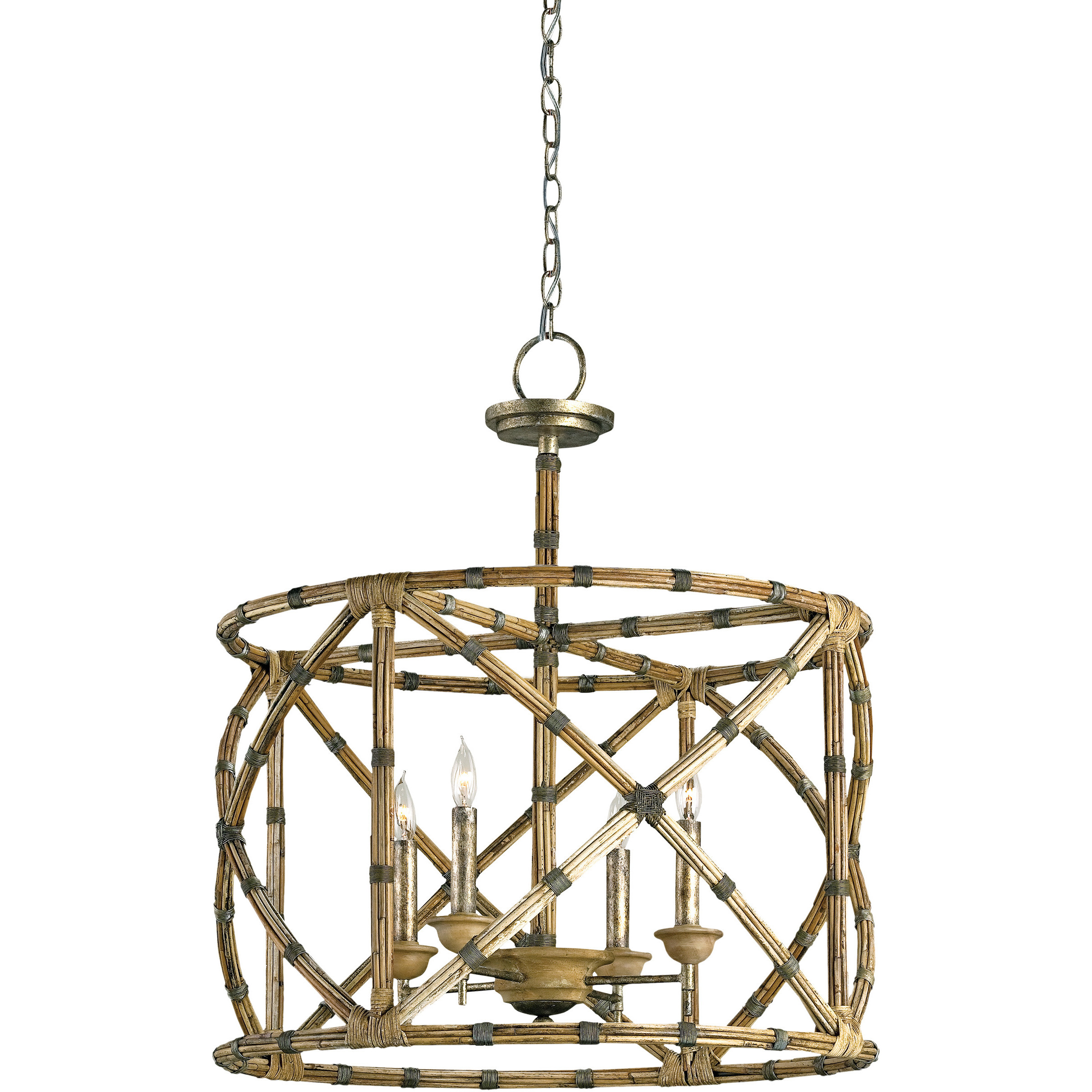 Palm Beach 4 Light 25 inch Pyrite Bronze Lantern Pendant Ceiling Light