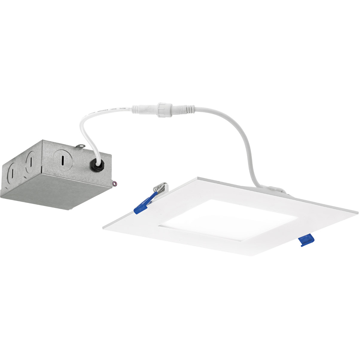 Direct To Ceiling Slim Textured White Downlight