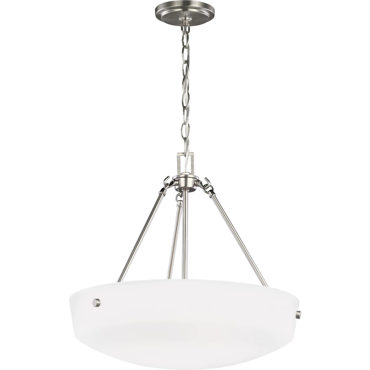 Kerrville 3 Light 19.25 inch Brushed Nickel Pendant Ceiling Light