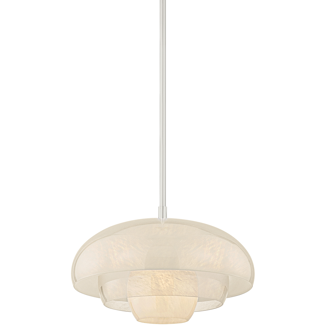 Auburndale 1 Light 18.25 inch Polished Nickel Pendant Ceiling Light