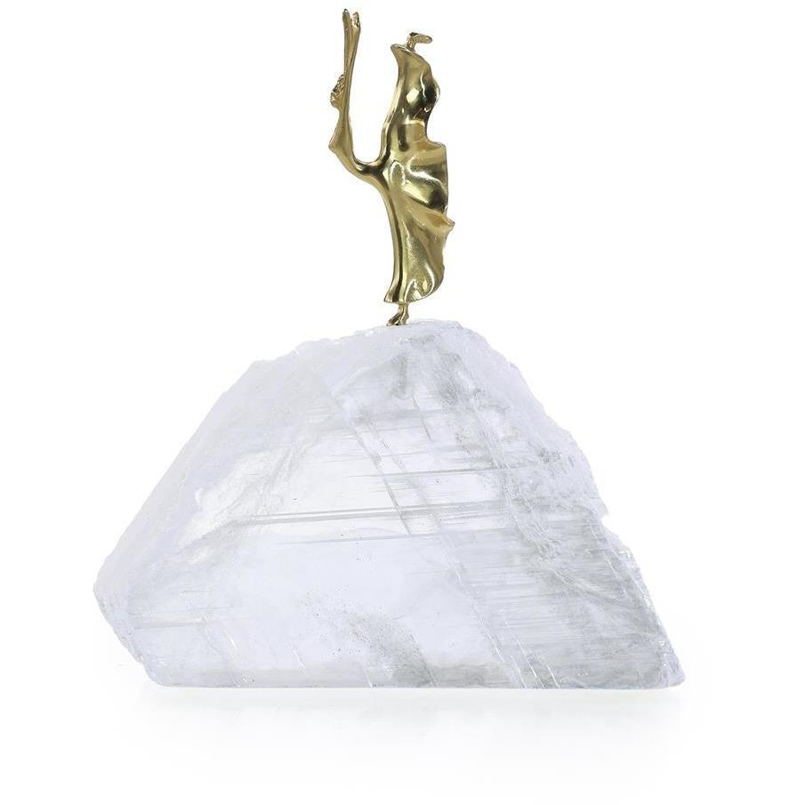 Ethereal Dancer 8.75 X 8.75 inch Sculpture, on Selenite, I