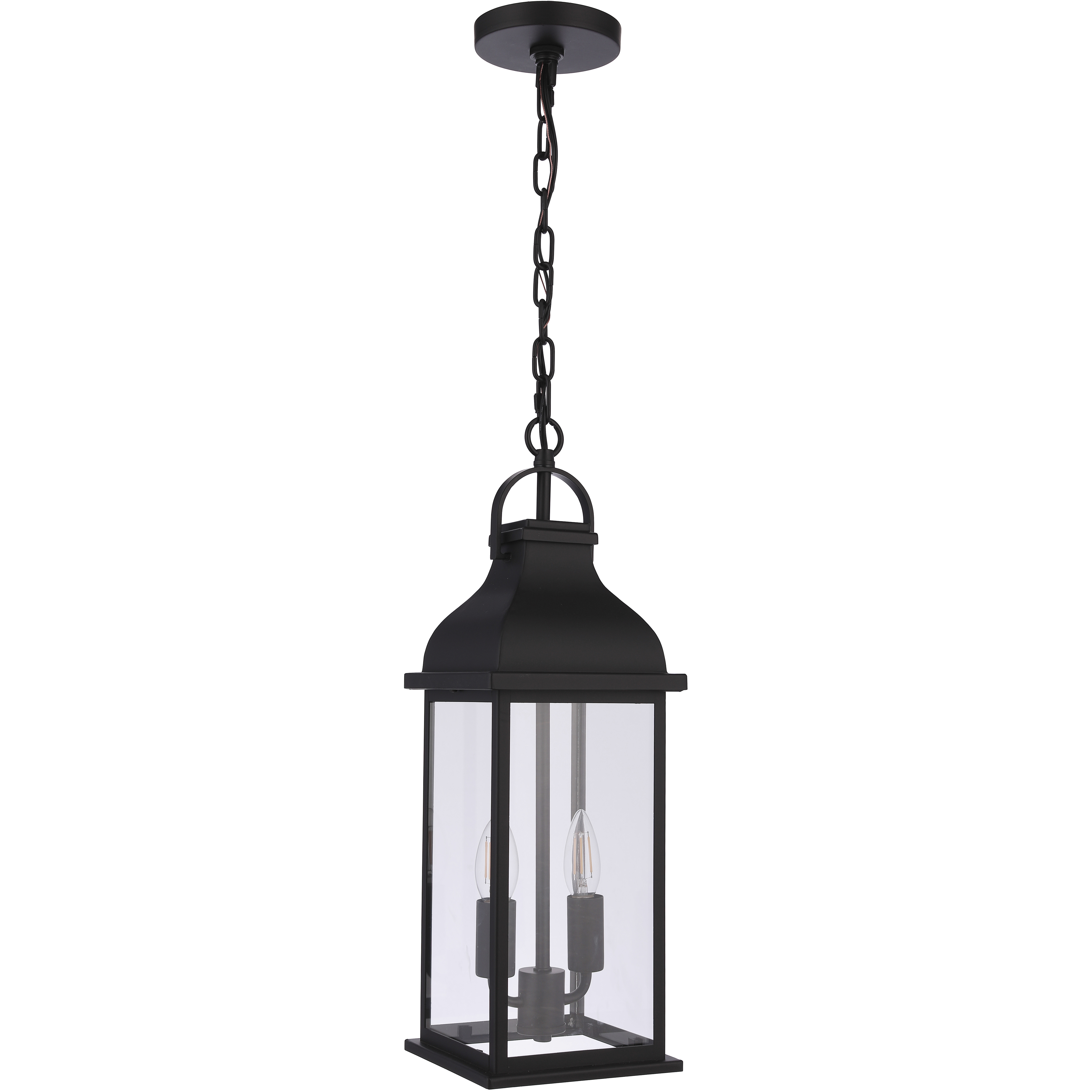 Bent Tree 2 Light 7 inch Midnight Outdoor Pendant