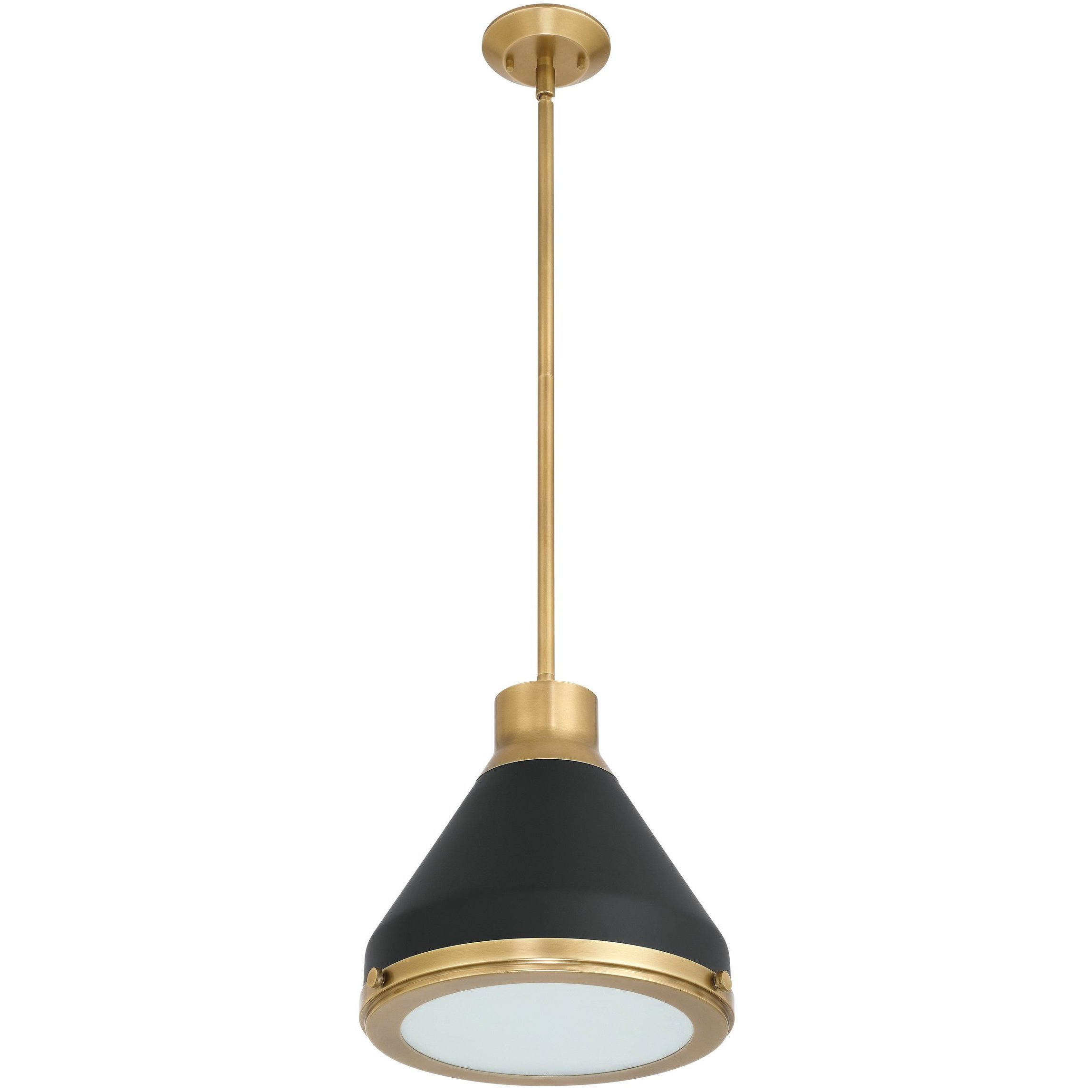 Doyle 1 Light 12.75 inch Natural Brass Pendant Ceiling Light