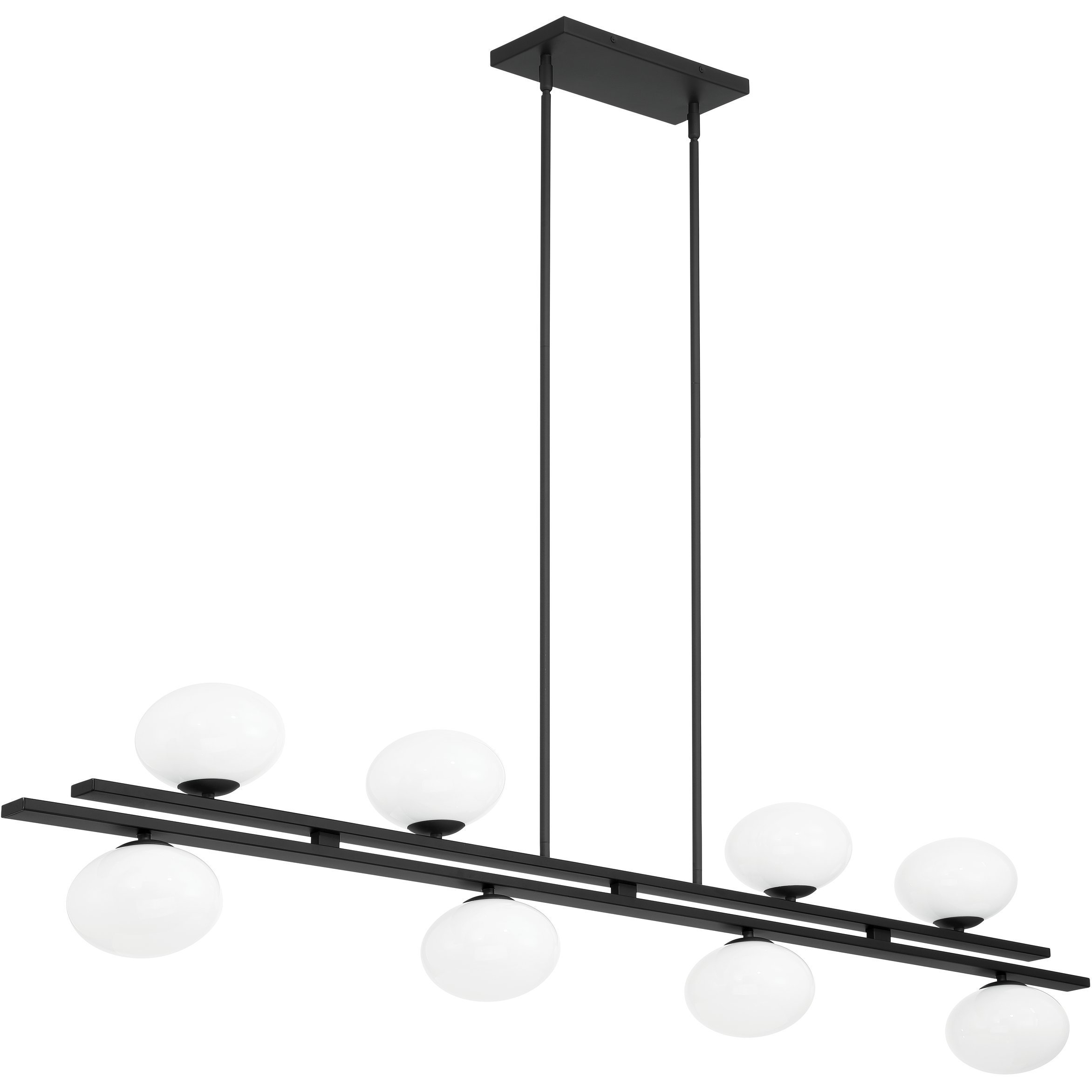 Julep LED 64 inch Matte Black Linear Chandelier Ceiling Light