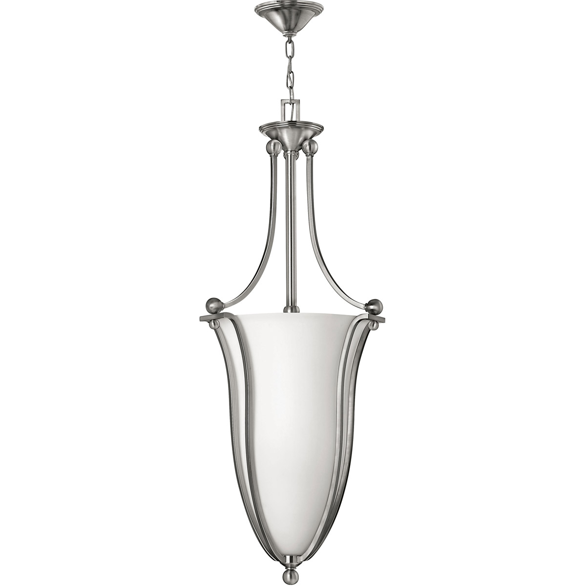 Bolla 6 Light 18 inch Brushed Nickel Inverted Pendant Ceiling Light