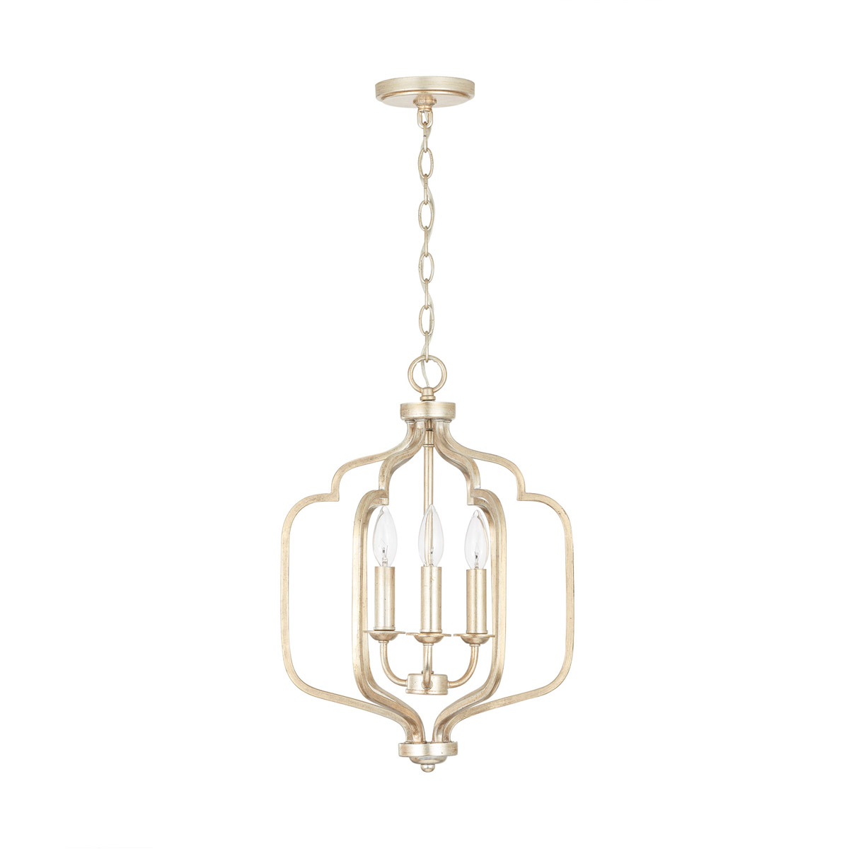 Ophelia 3 Light 14.25 inch Winter Gold Foyer Ceiling Light