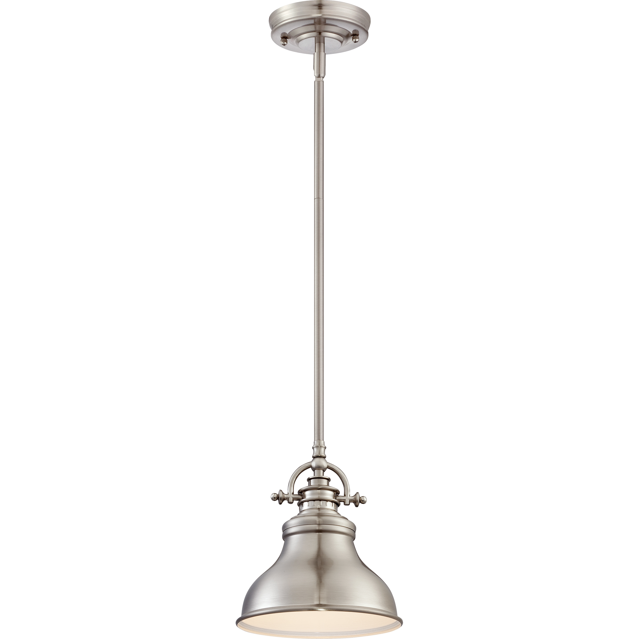 Emery 1 Light 8 inch Brushed Nickel Mini Pendant Ceiling Light