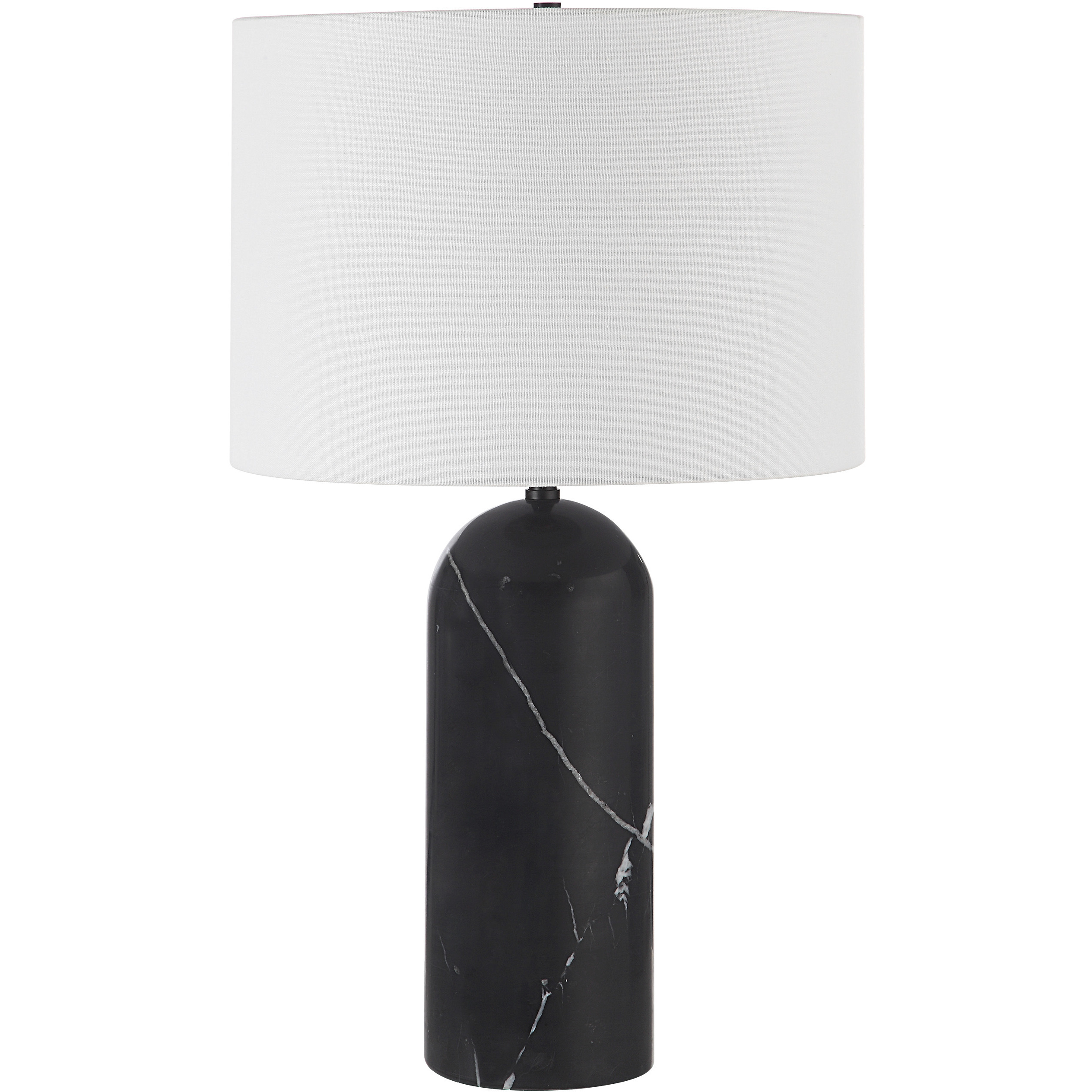 Tyne 24.5 inch 100 watt Honed Black Table Lamp Portable Light