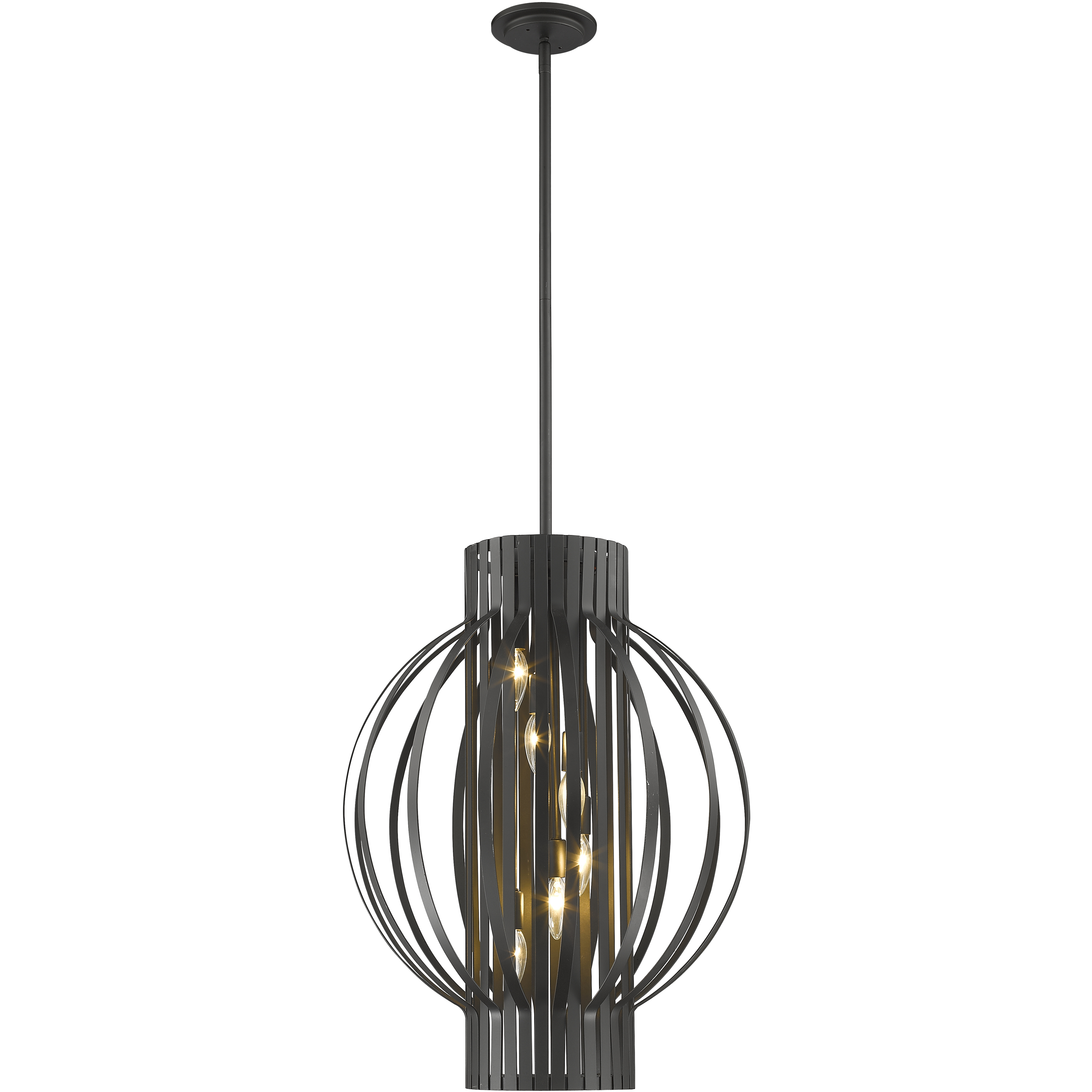Moundou 6 Light 20 inch Bronze Pendant Ceiling Light