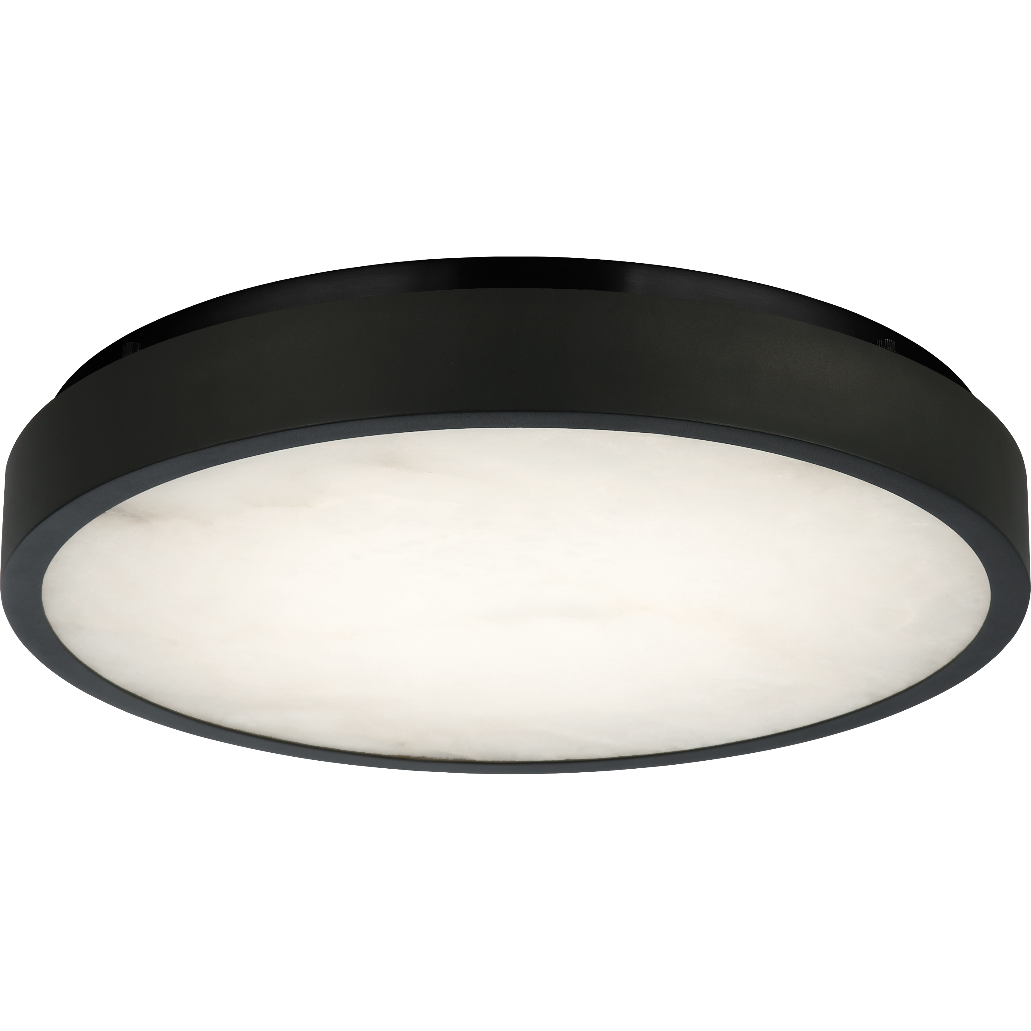 Marblestone LED 15 inch Matte Black Flush Mount Ceiling Light
