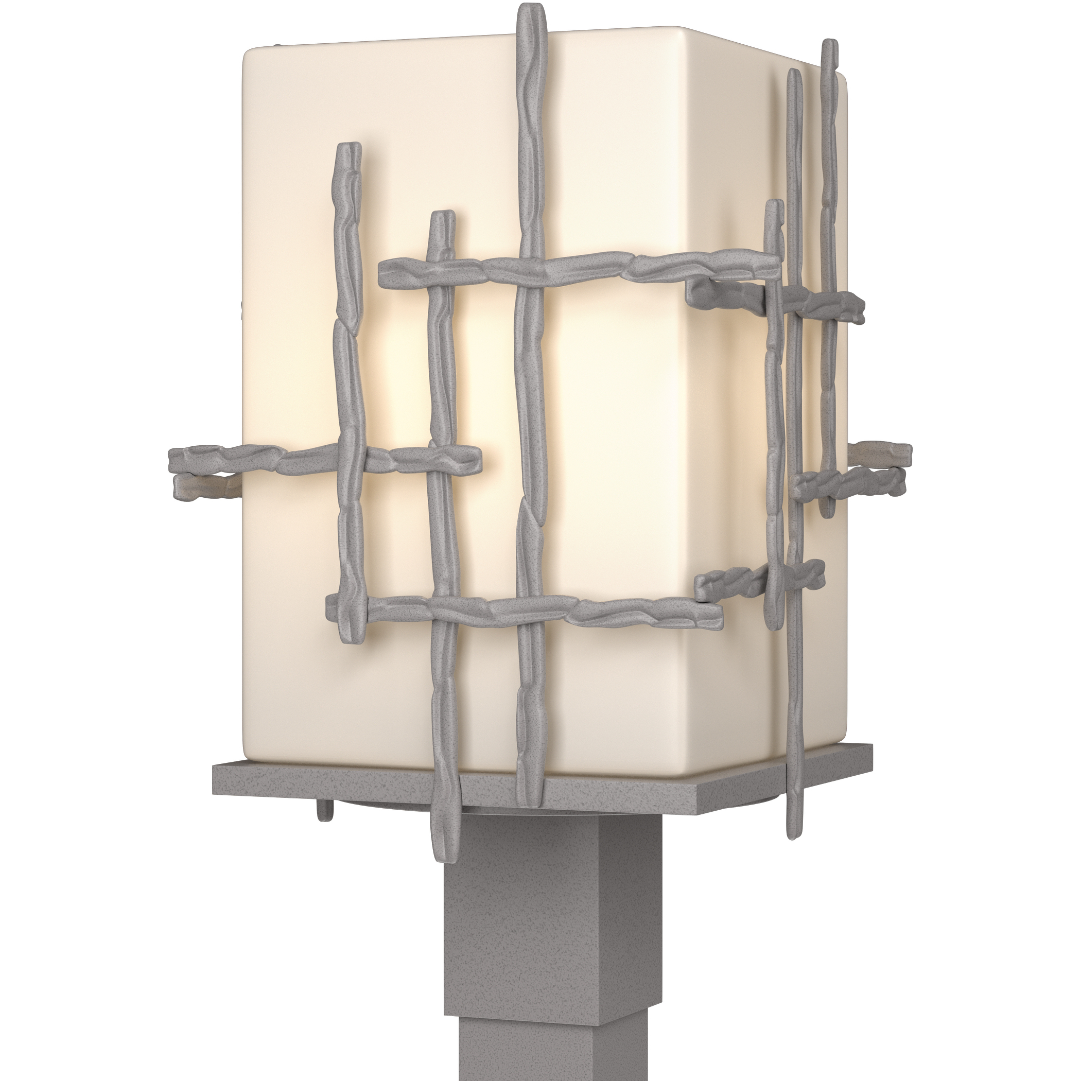 Tura 1 Light 17.4 inch Coastal Burnished Steel Outdoor Post Light