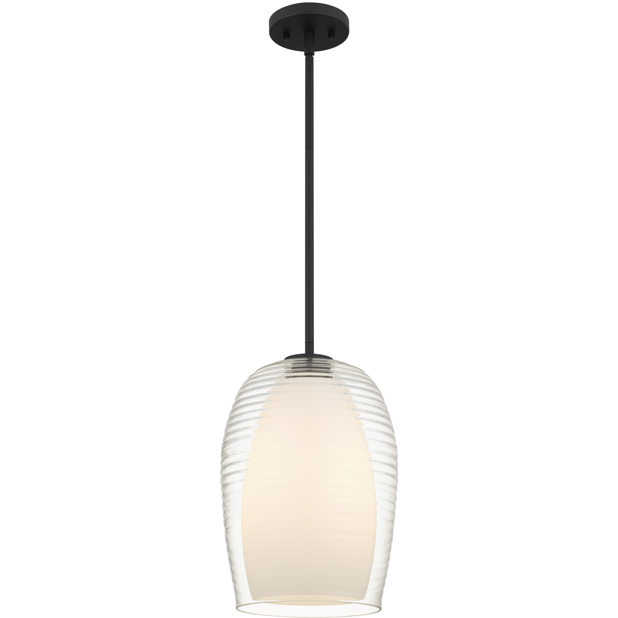 Evelynn 1 Light 10 inch Matte Black Mini Pendant Ceiling Light