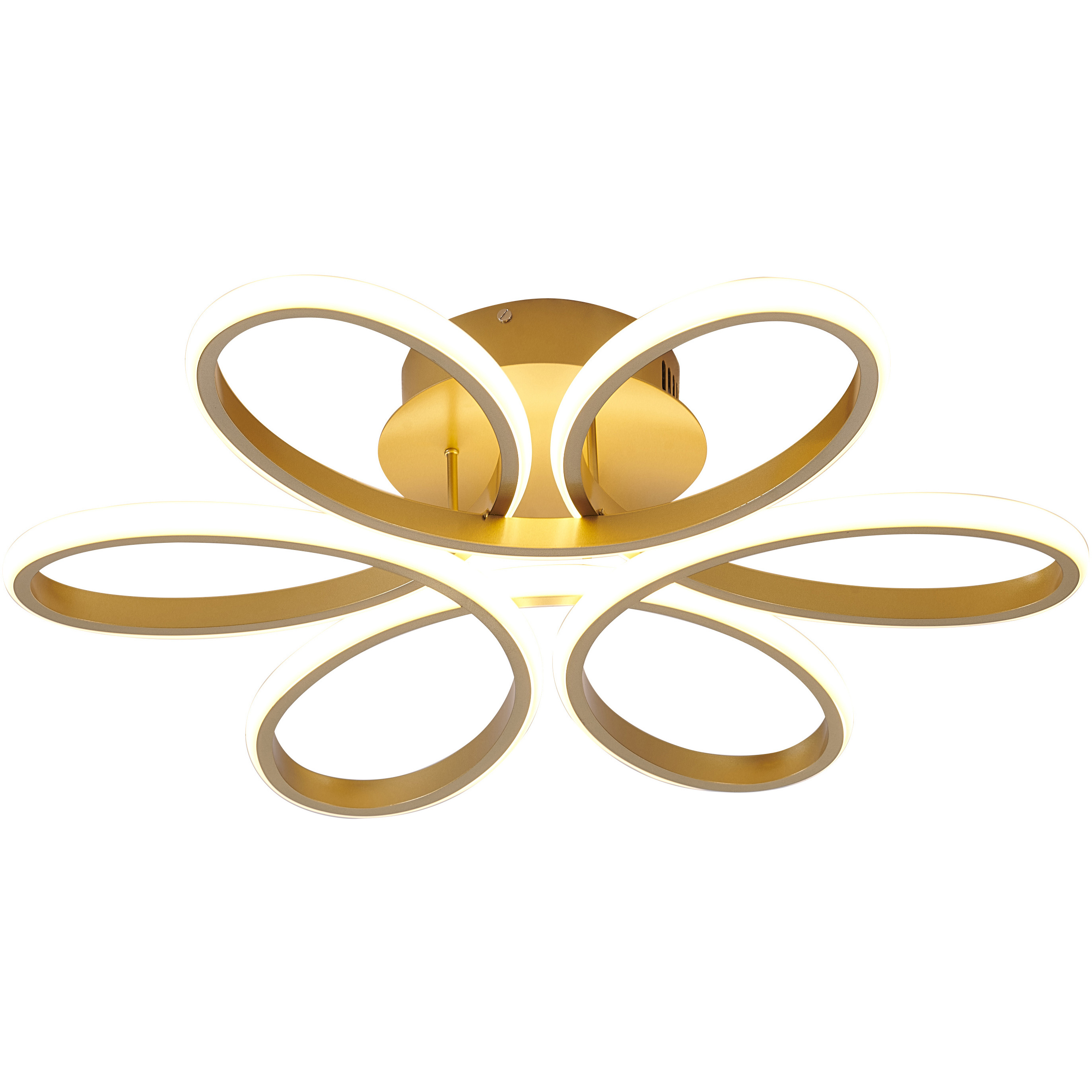 Canada LED 22 inch Brass Flush Mount Ceiling Light