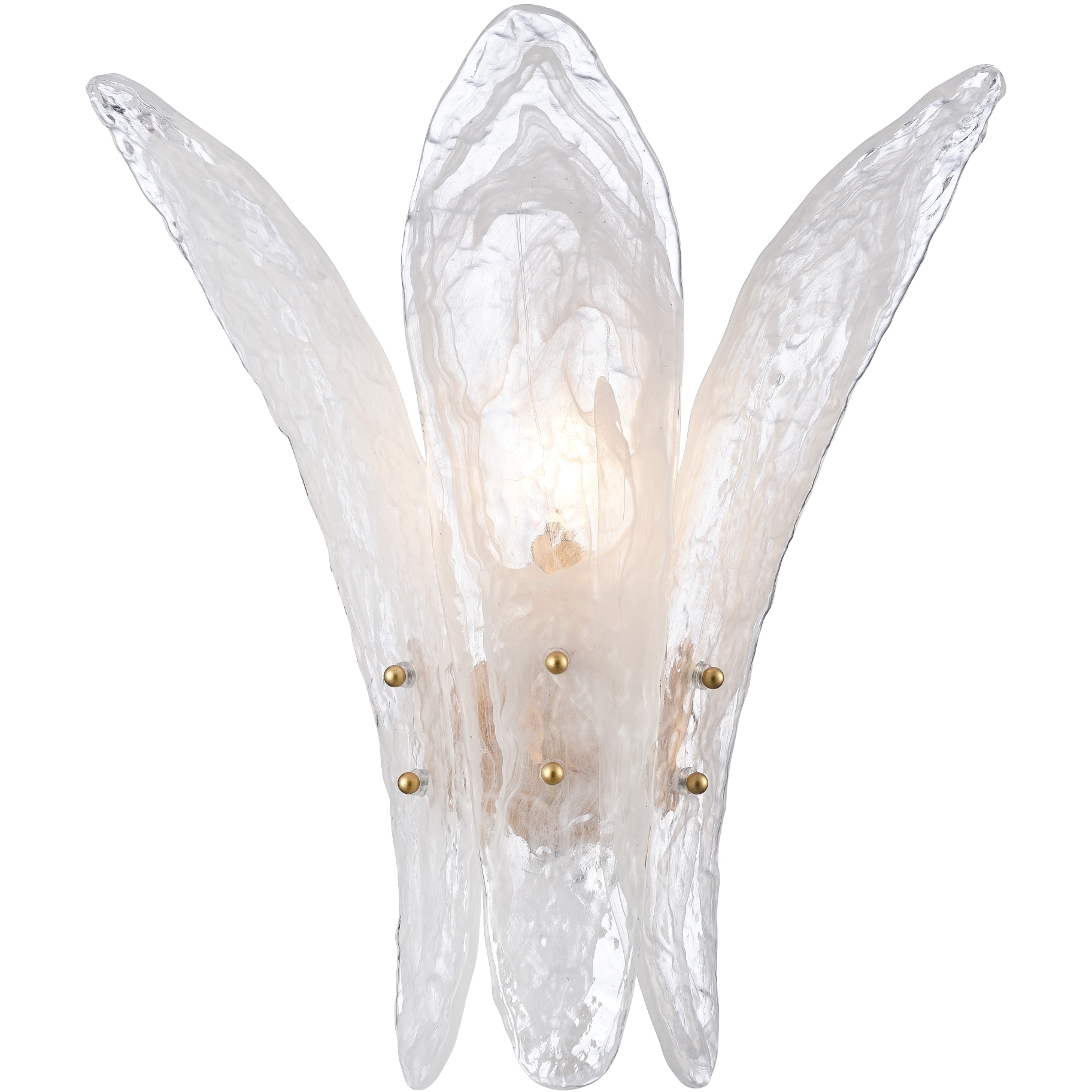 Fiore 1 Light 10.25 inch Antique Gold Leaf Sconce Wall Light