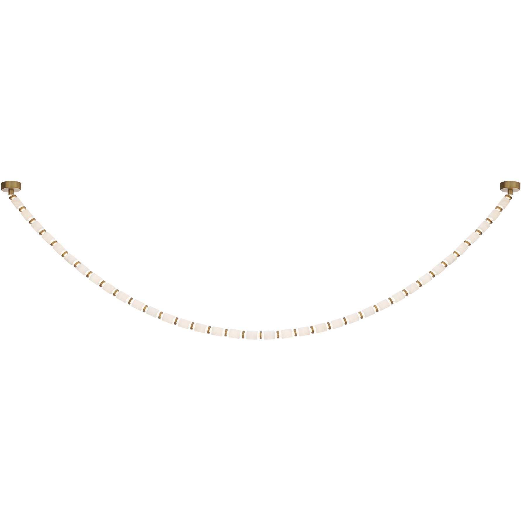 Entice 36 Light 2 inch Aged Brass Pendant Ceiling Light in 2700K