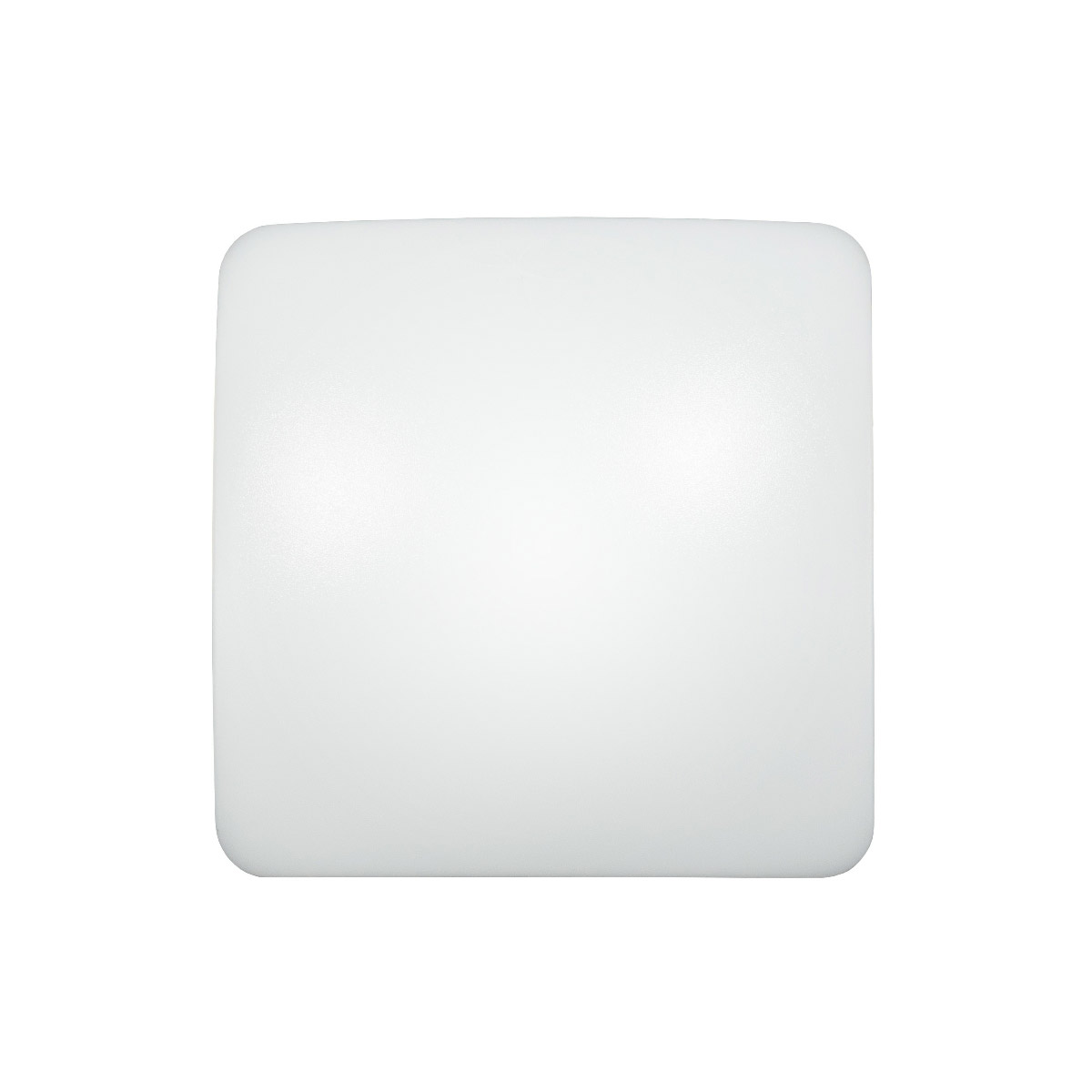 Relyence LED 10.88 inch White Flush Mount Ceiling Light, Square Drum