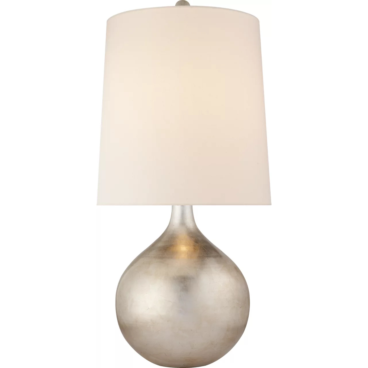 AERIN Warren 32.5 inch 150 watt Burnished Silver Leaf Table Lamp Portable Light