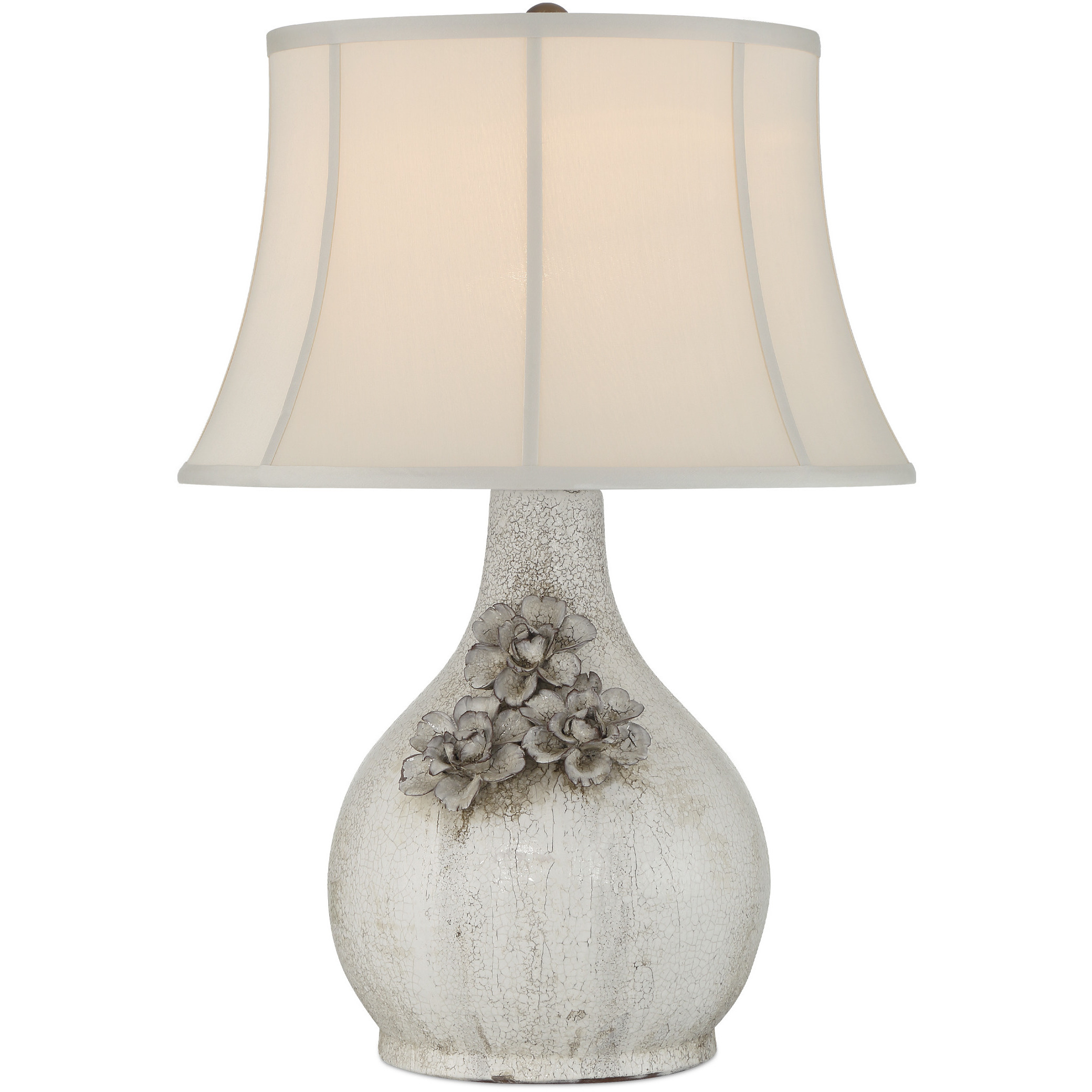 Attar 26 inch 150 watt White Table Lamp Portable Light