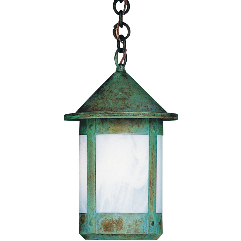 Berkeley 1 Light 5.63 inch Verdigris Patina Pendant Ceiling Light in White Opalescent