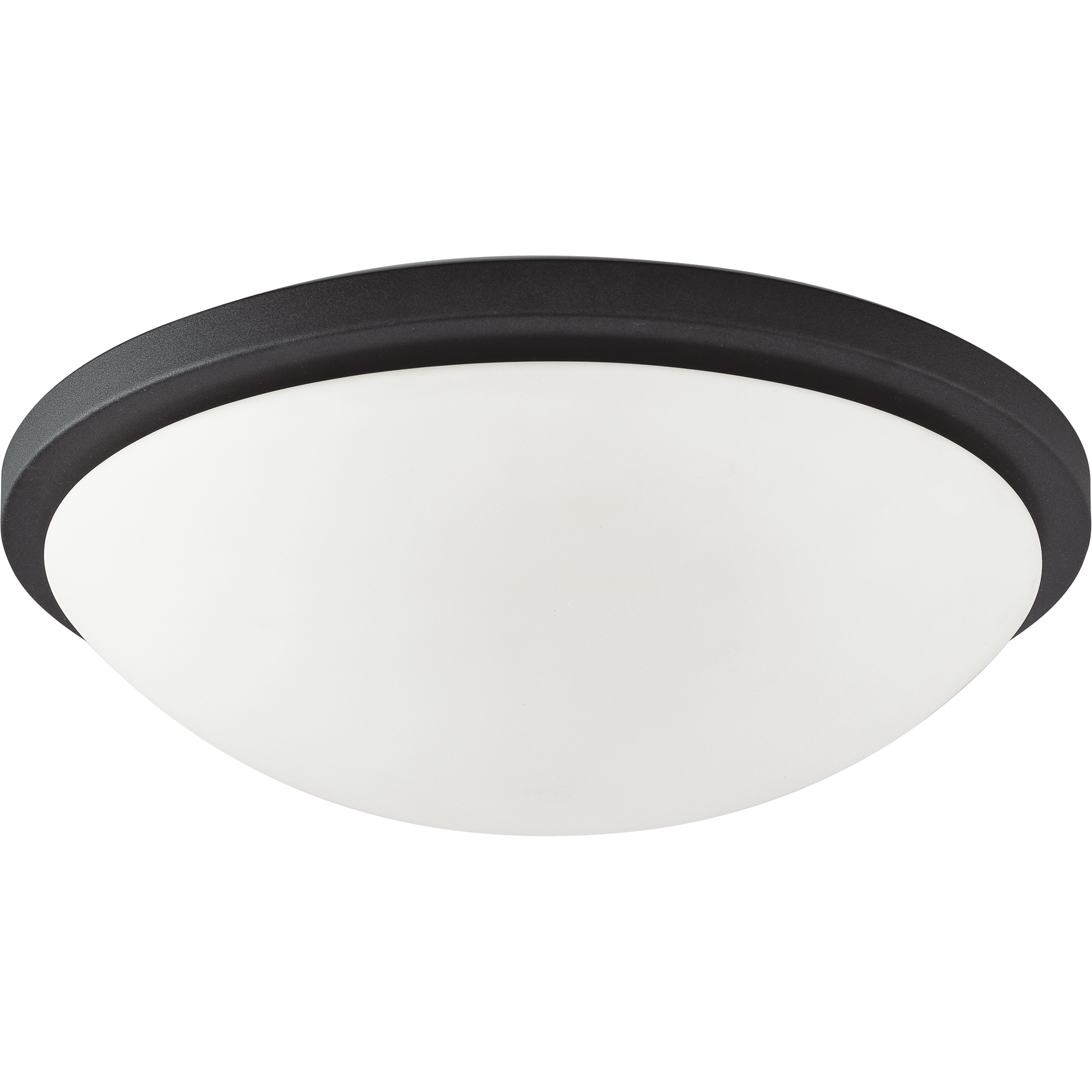 Button LED 11 inch Matte Black Flush Mount Ceiling Light