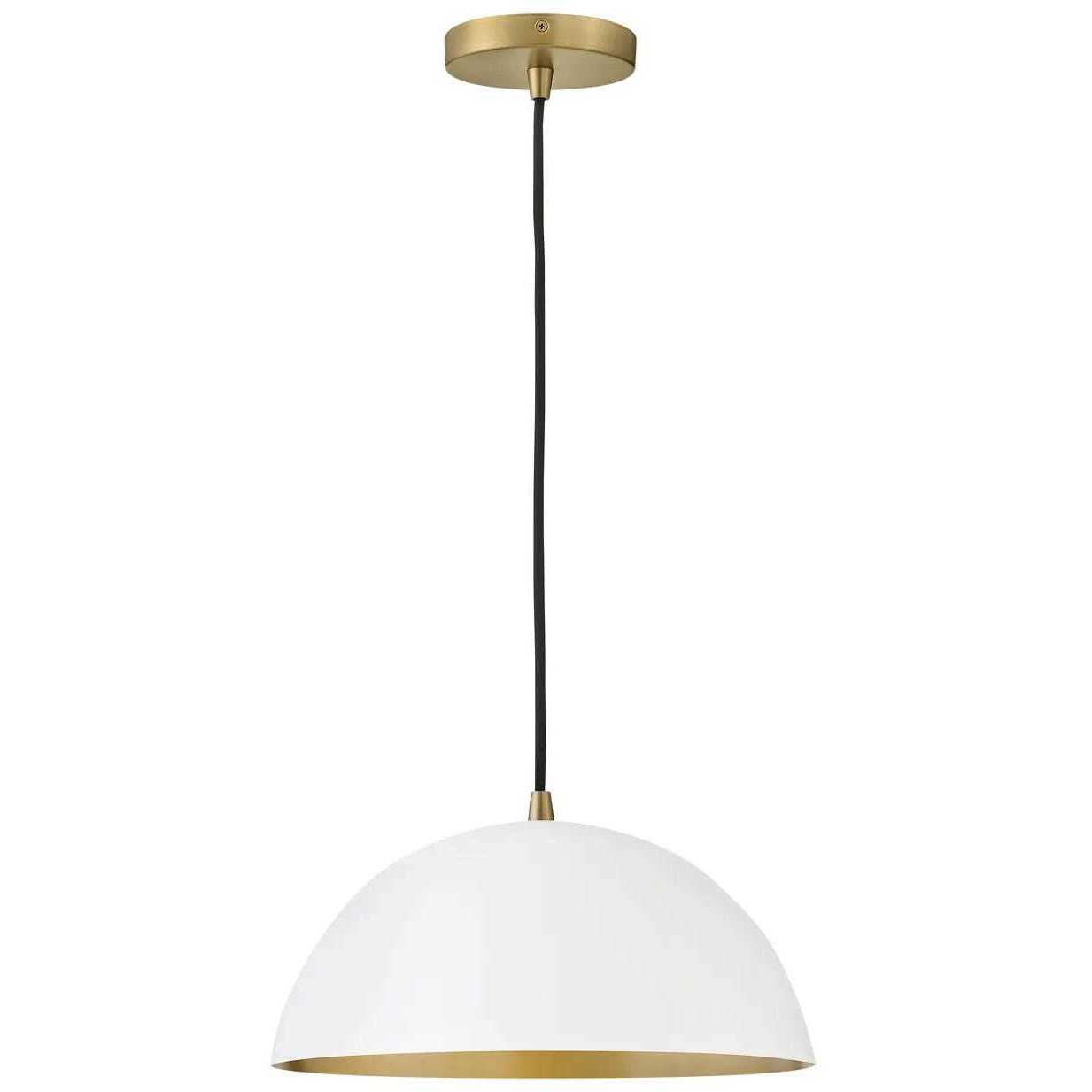 Lou LED 14 inch Matte White Pendant Ceiling Light