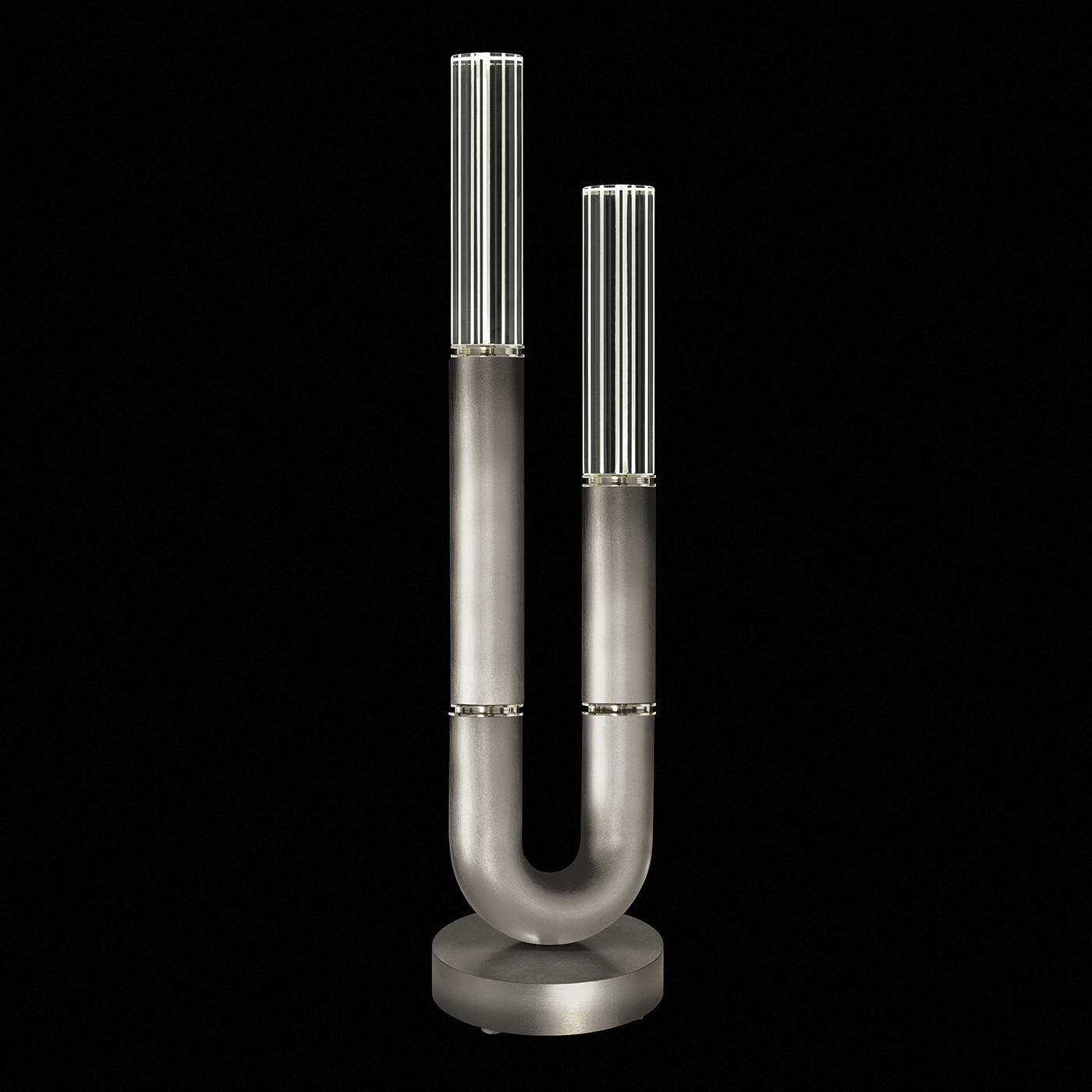 Antonia 29.75 inch 6.5 watt Silver Table Lamp Portable Light