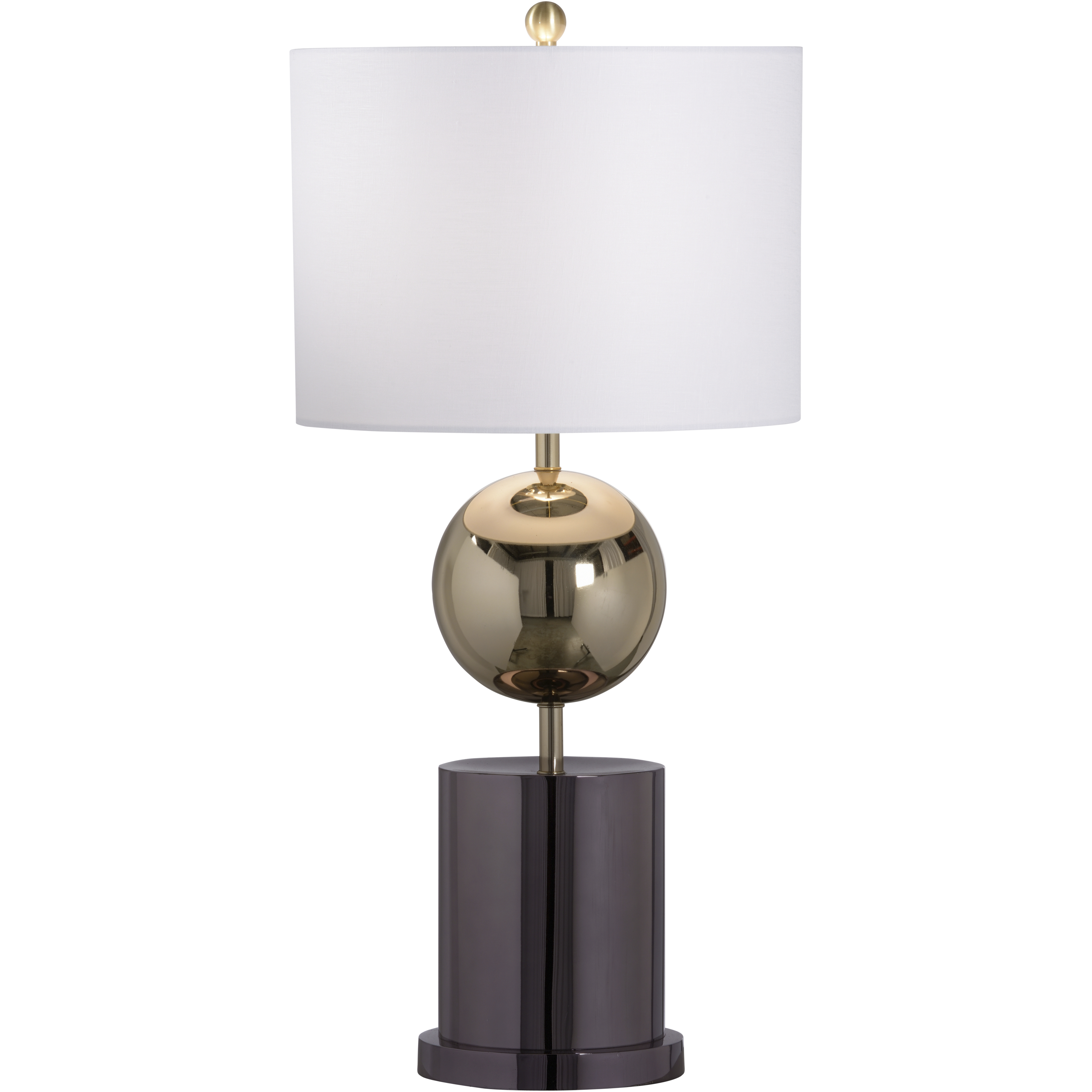 Stella 23 inch 100.00 watt Silver Table Lamp Portable Light