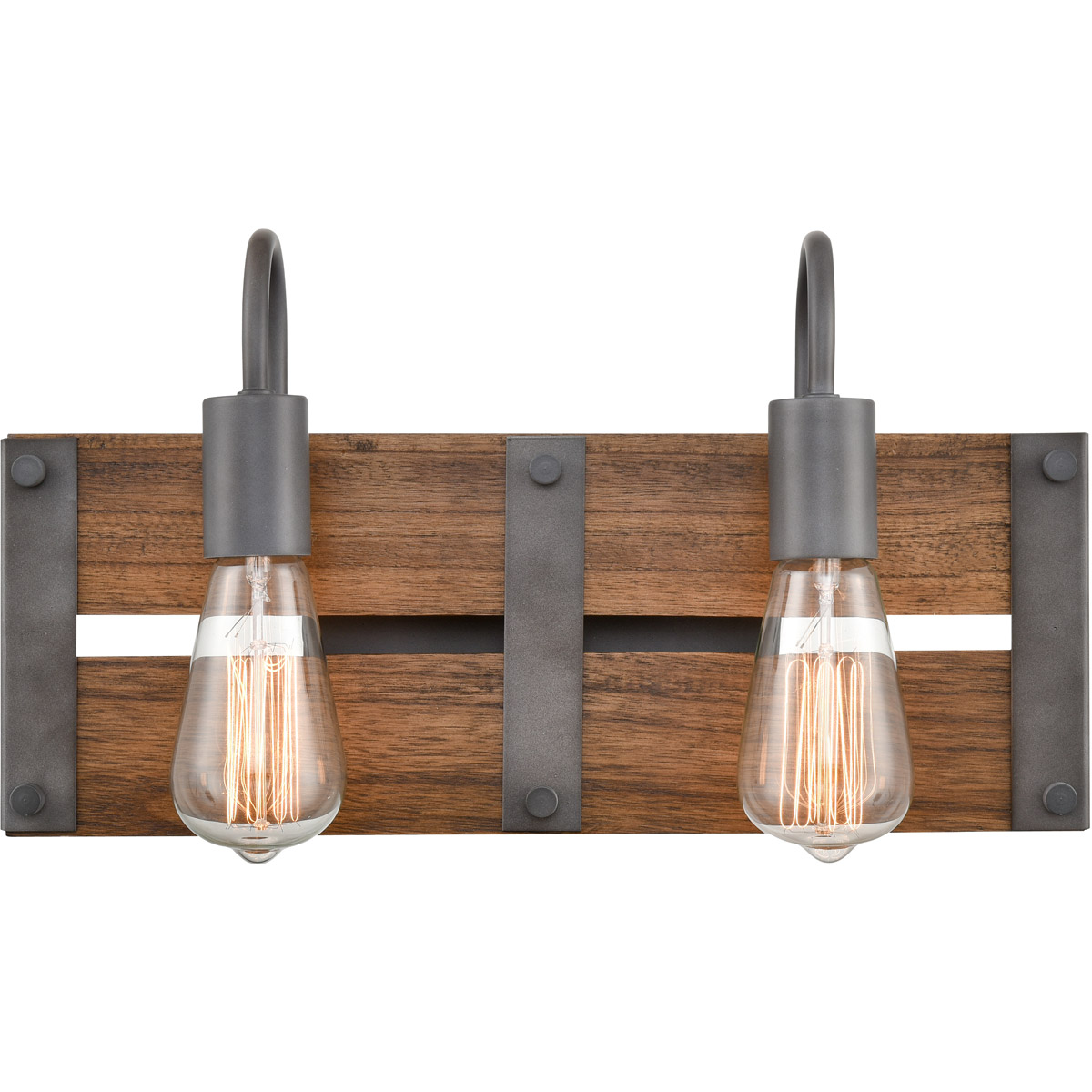 Austin 2 Light 16.5 inch Aged Gun Metal Bath Vanity Light Wall Light
