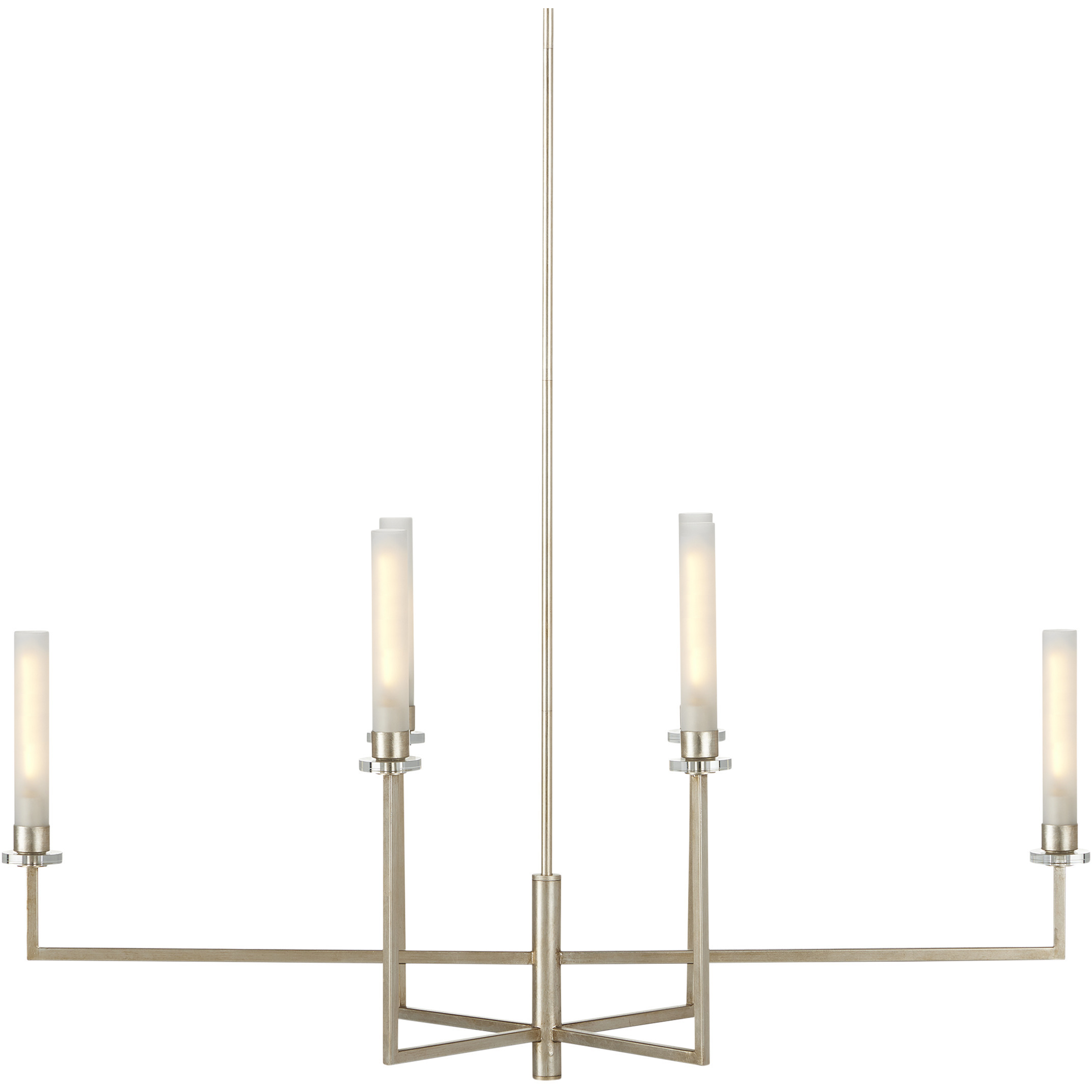 Courante 6 Light 44.75 inch Champagne Chandelier Ceiling Light