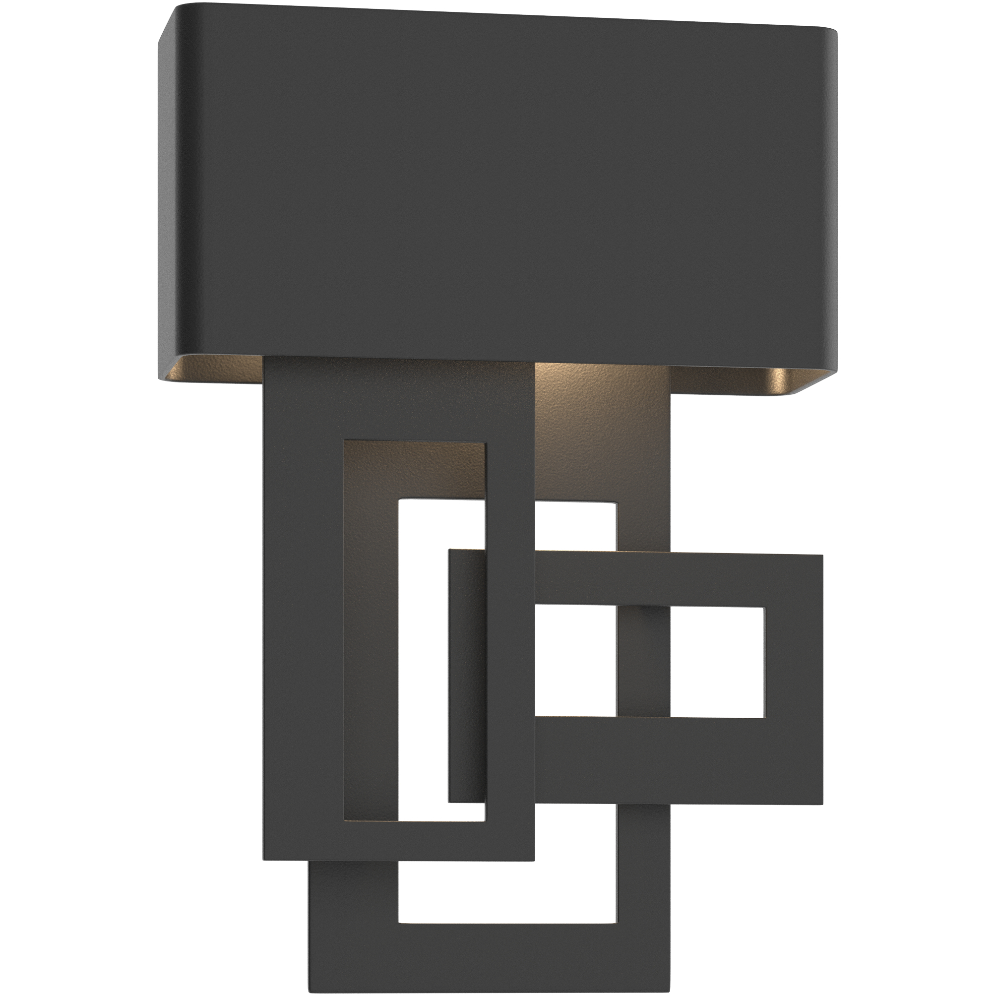 Collage LED 13.8 inch Coastal Black Outdoor Sconce, Left