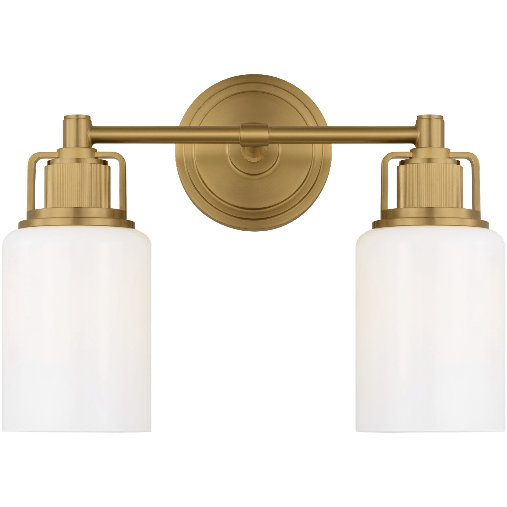 C&M by Chapman & Myers Ashford 2 Light 13.5 inch Burnished Brass Bath Vanity Wall Light
