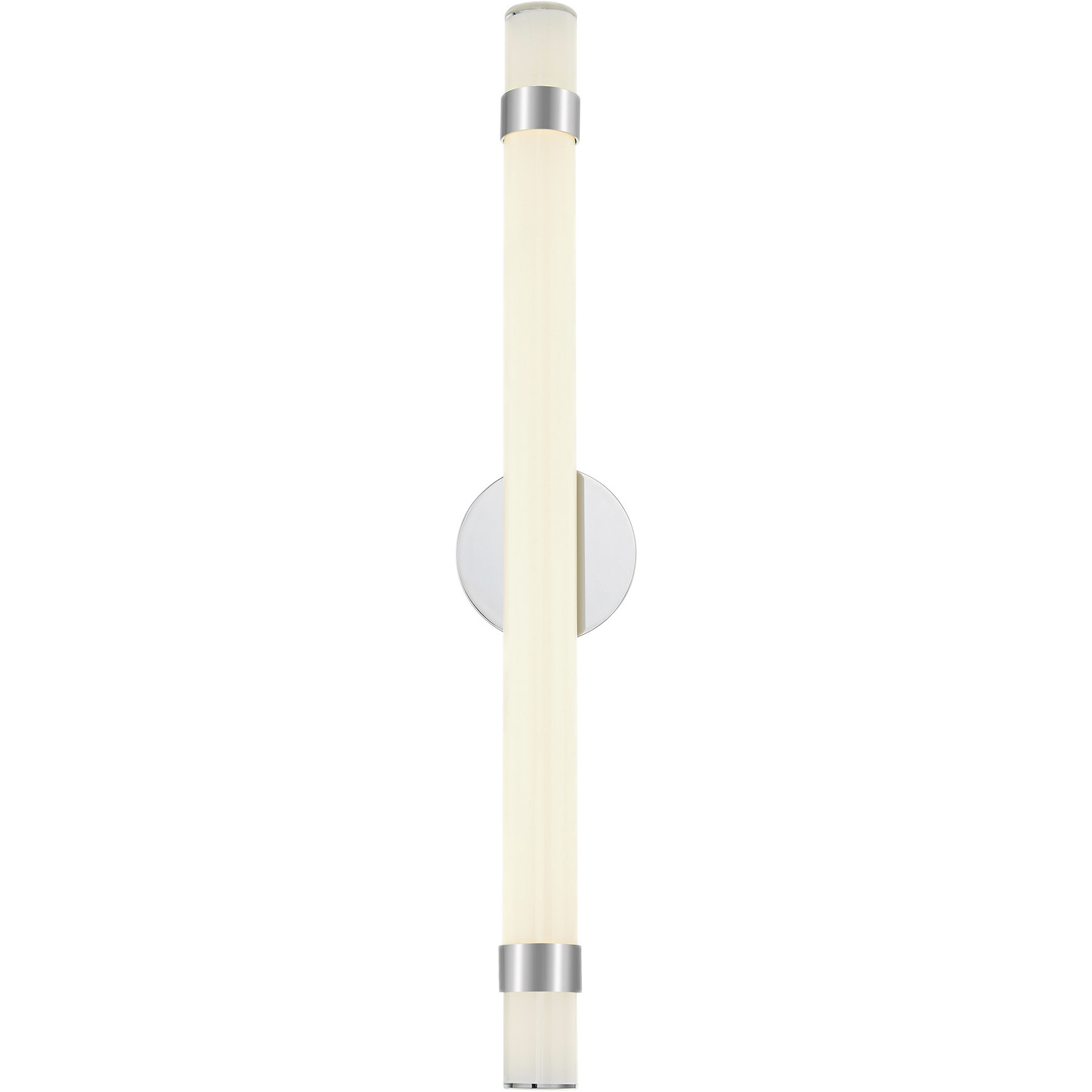 Madison LED 2.38 inch Polished Nickel/Glossy Opal Wall/Ceiling Light Wall Light