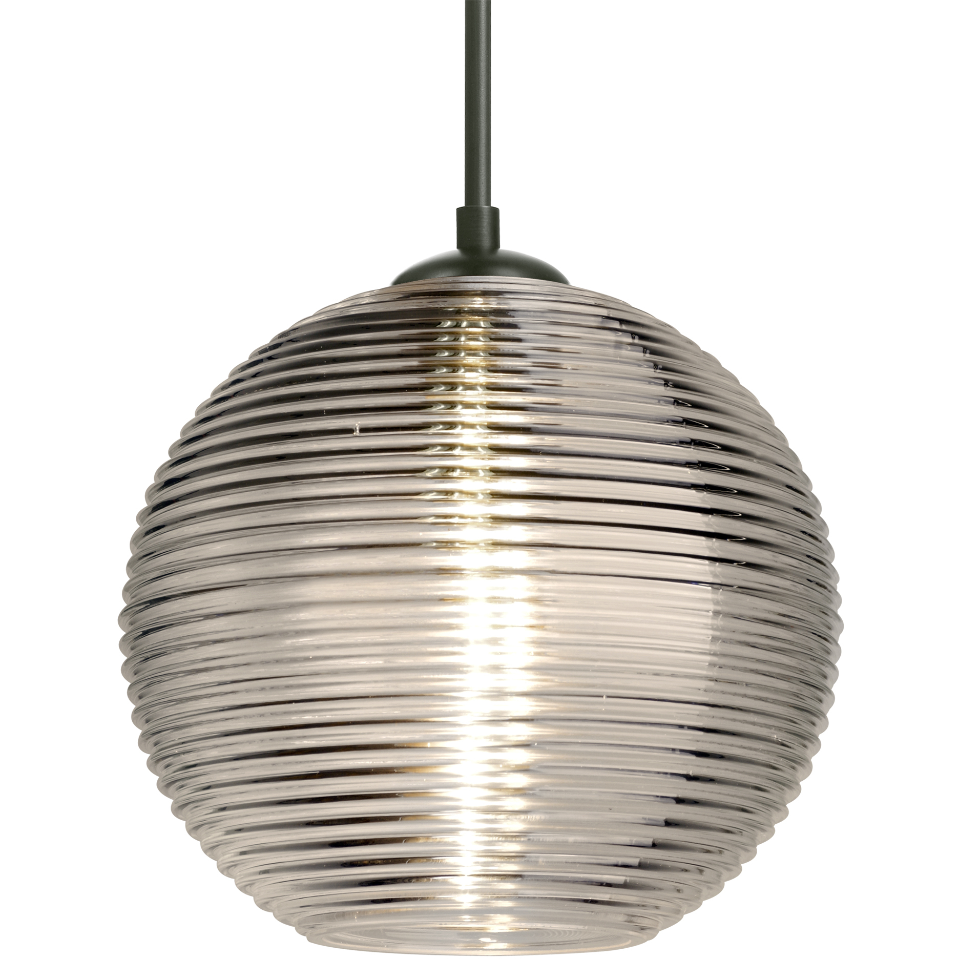 Kristall 8 1 Light Black Cord Pendant Ceiling Light