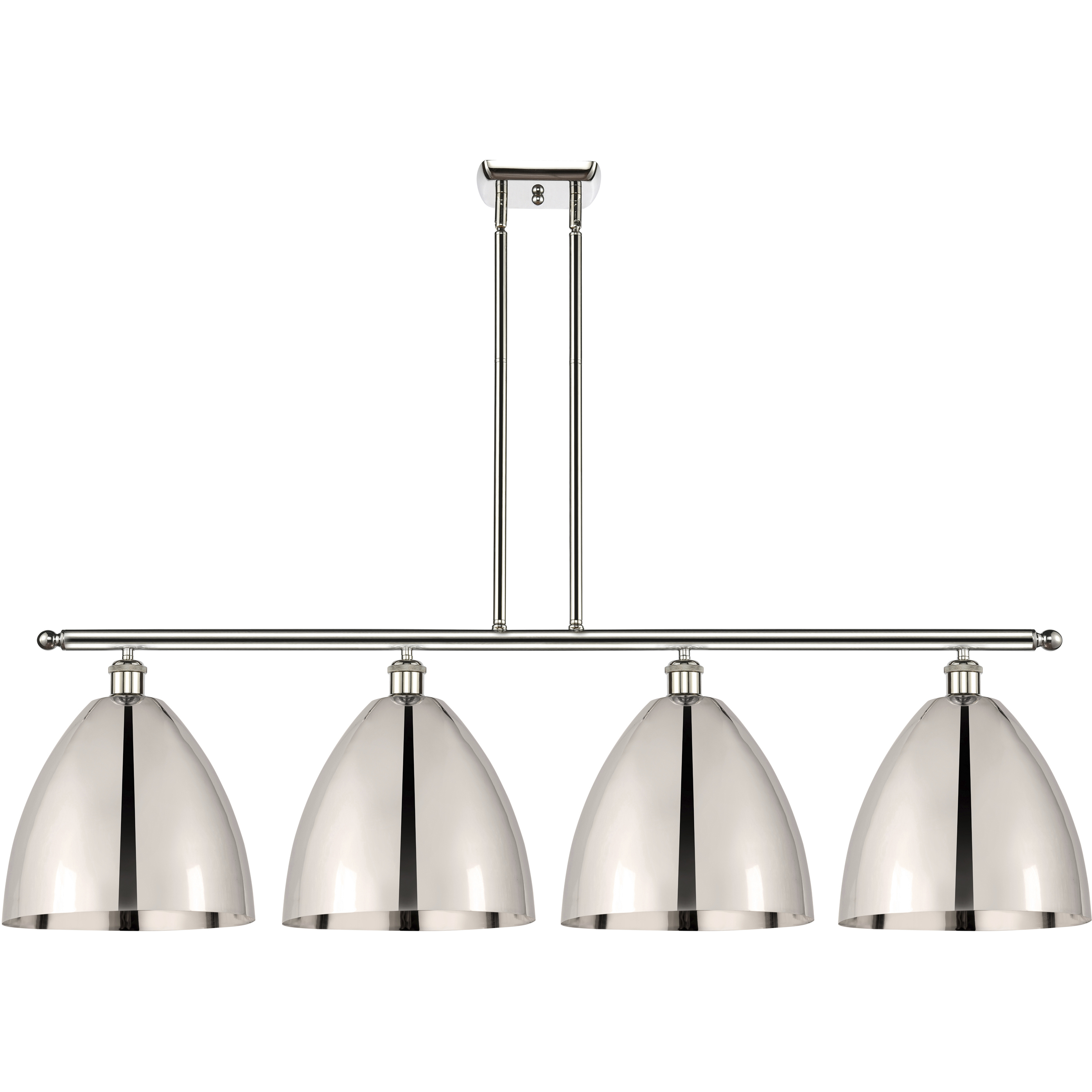 Ballston Dome LED 50.25 inch Polished Nickel Island Light Ceiling Light