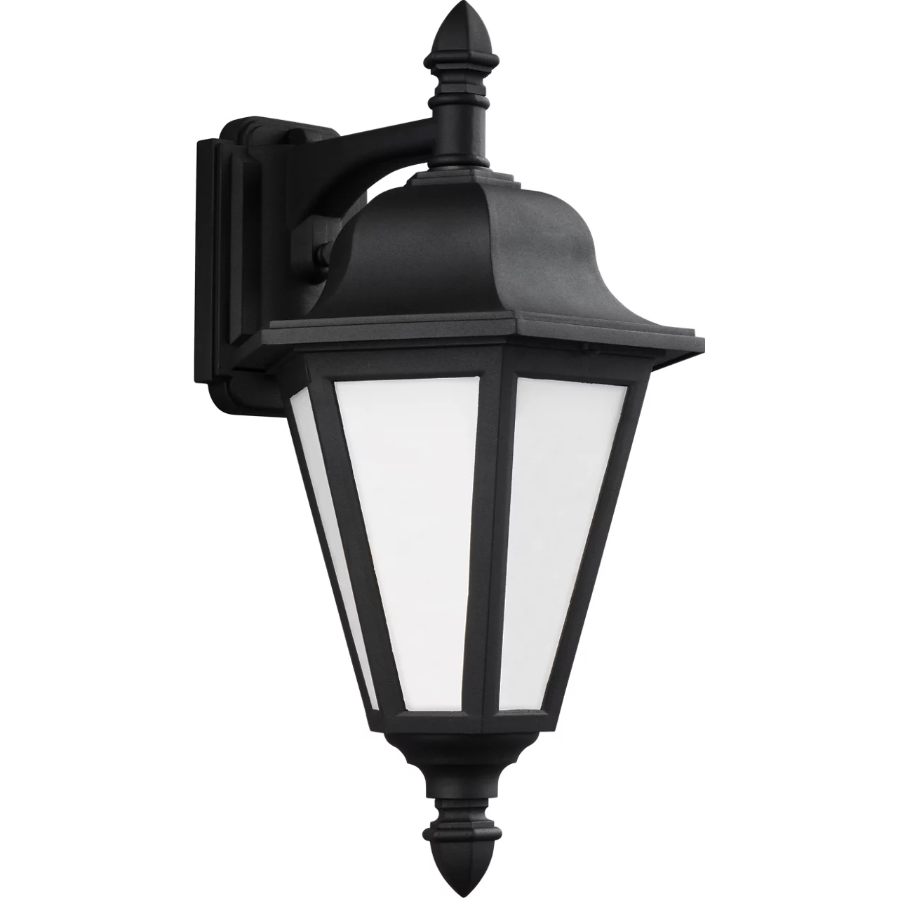 Brentwood 1 Light 18 inch Black Outdoor Wall Lantern, Medium