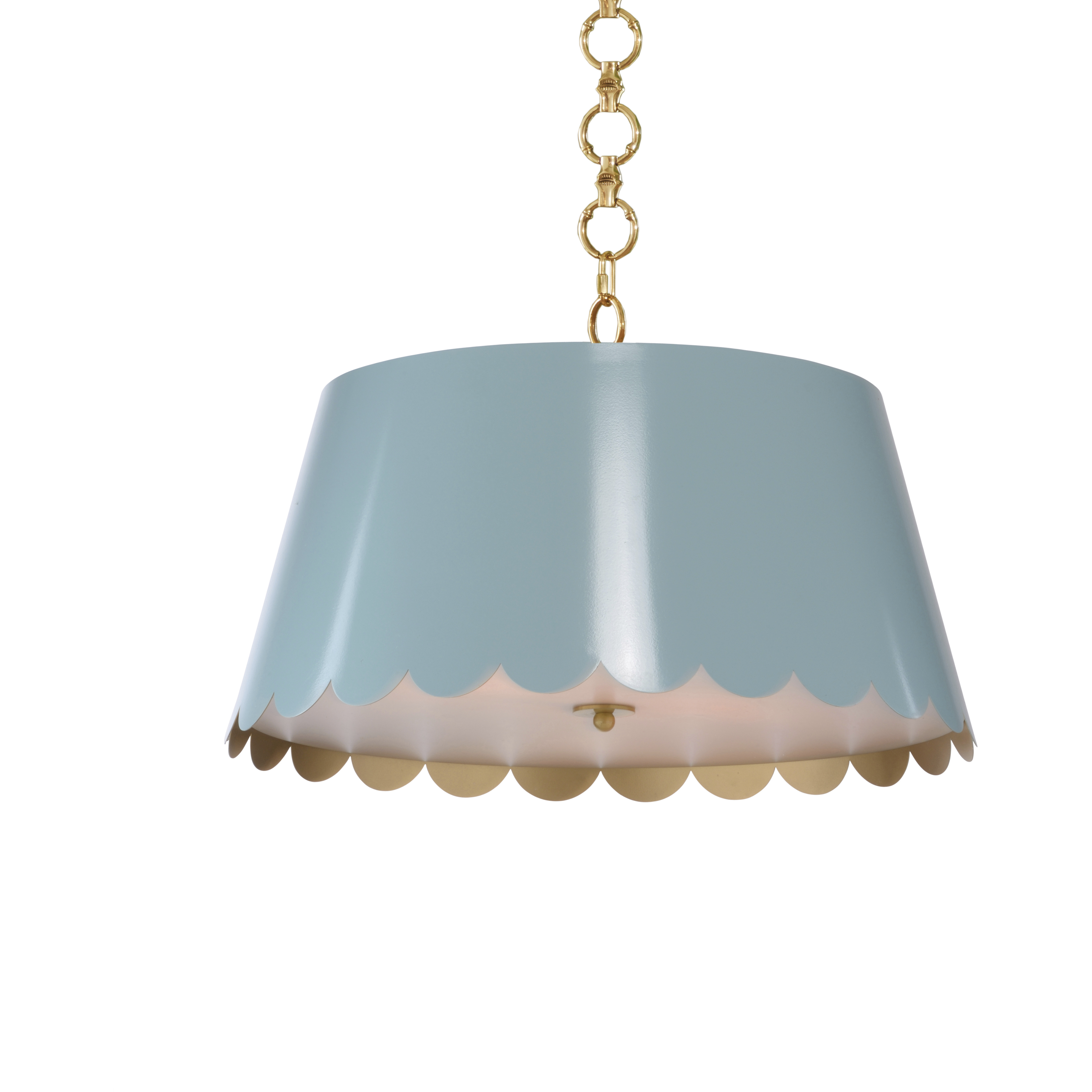 Mirasol 2 Light 21 inch Blue Pendant Ceiling Light, Small