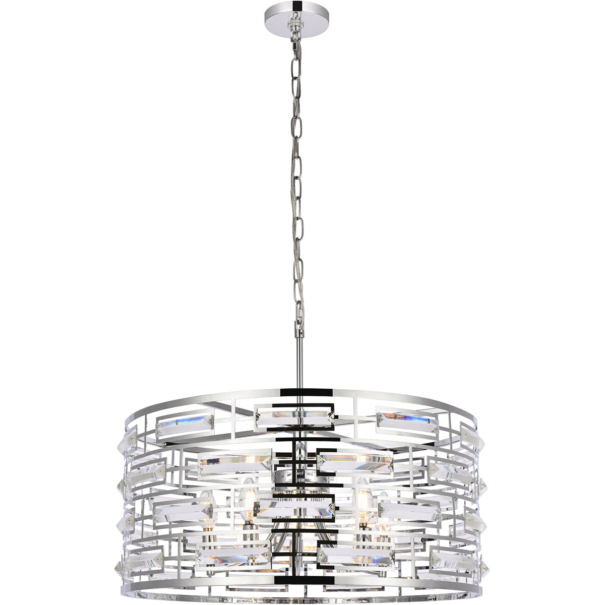Kennedy 5 Light 24 inch Chrome Pendant Ceiling Light