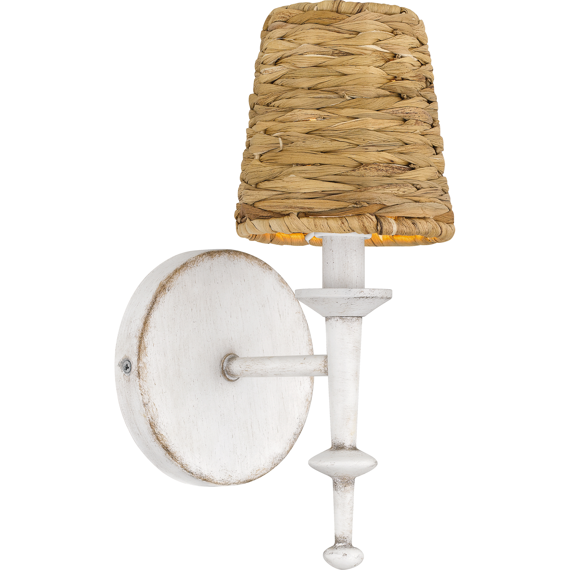 Quoizel Flannery 1 Light 5 inch Antique White Wall Sconce Wall Light, Small FLA8705AWH - Open Box