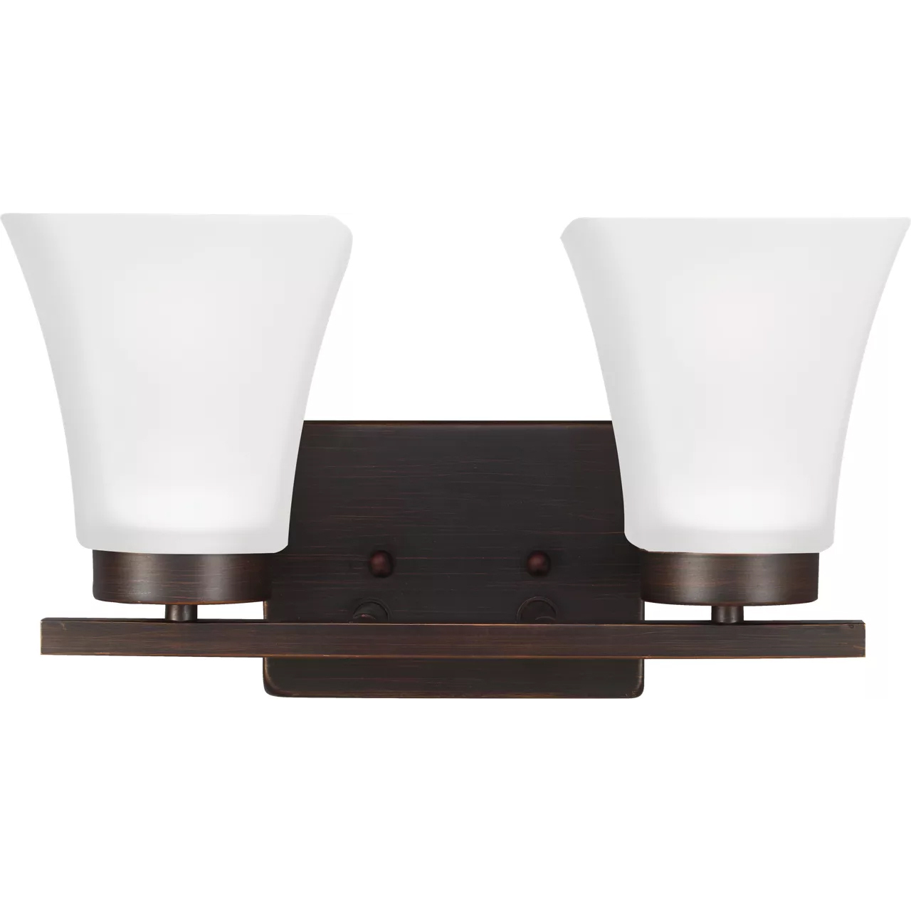 Bayfield 2 Light 13.25 inch Brushed Nickel Wall Bath Fixture Wall Light