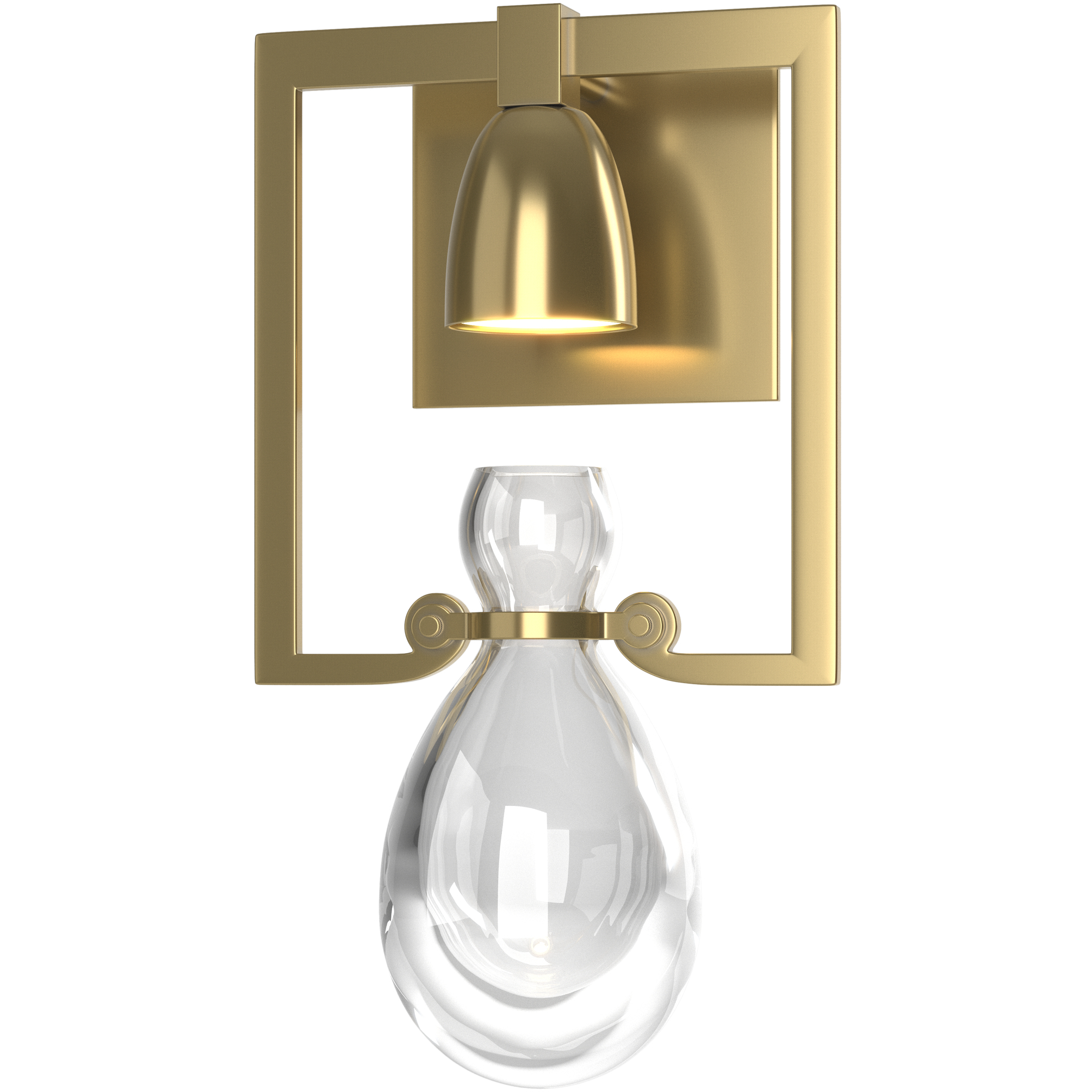Apothecary 1 Light 6.3 inch Modern Brass Sconce Wall Light