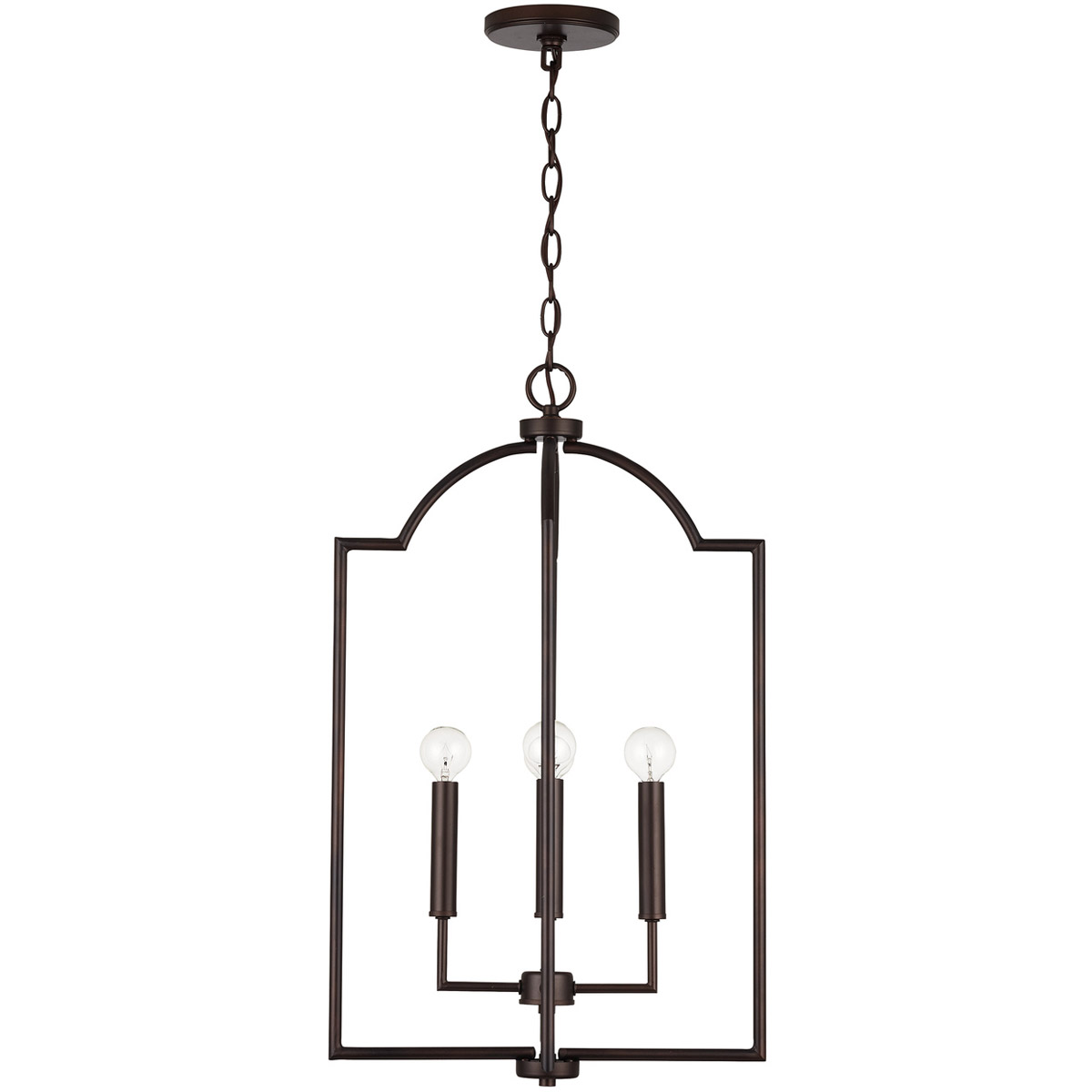 Carter 4 Light 16 inch Bronze Foyer Ceiling Light