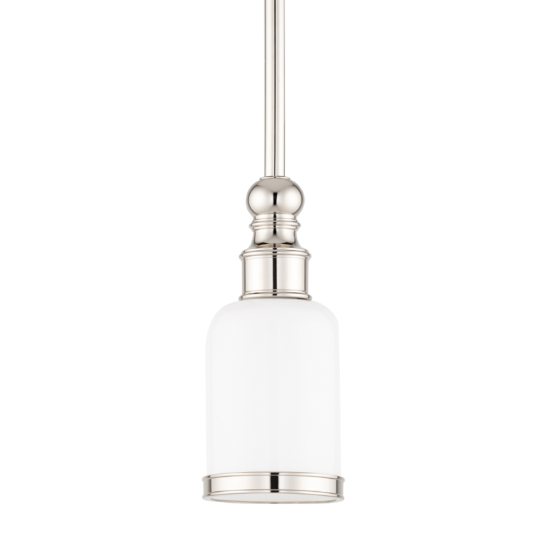Chatham 1 Light 4.5 inch Polished Nickel Pendant Ceiling Light