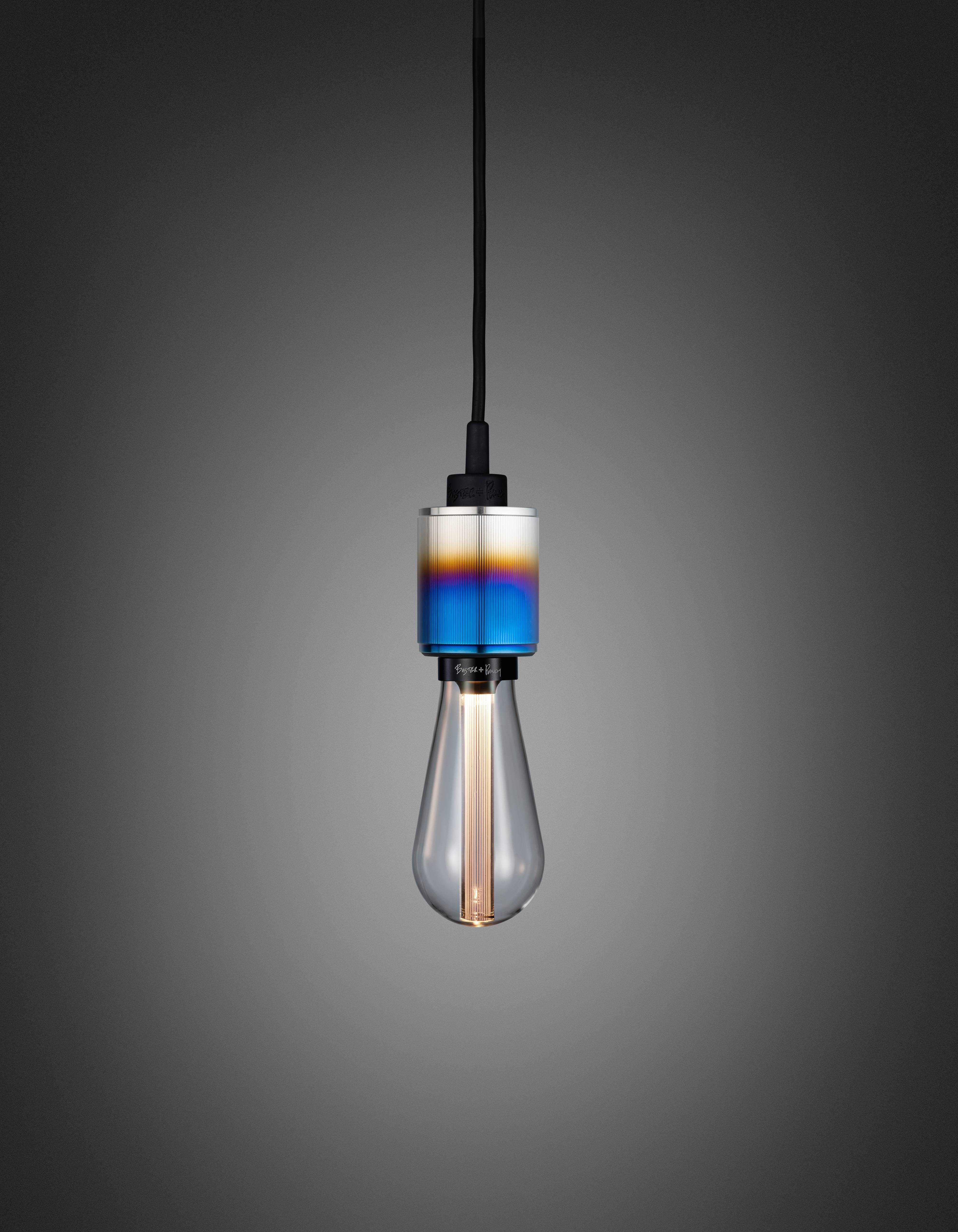 Heavy Metal LED 4.72 inch Burnt Steel Pendant Ceiling Light
